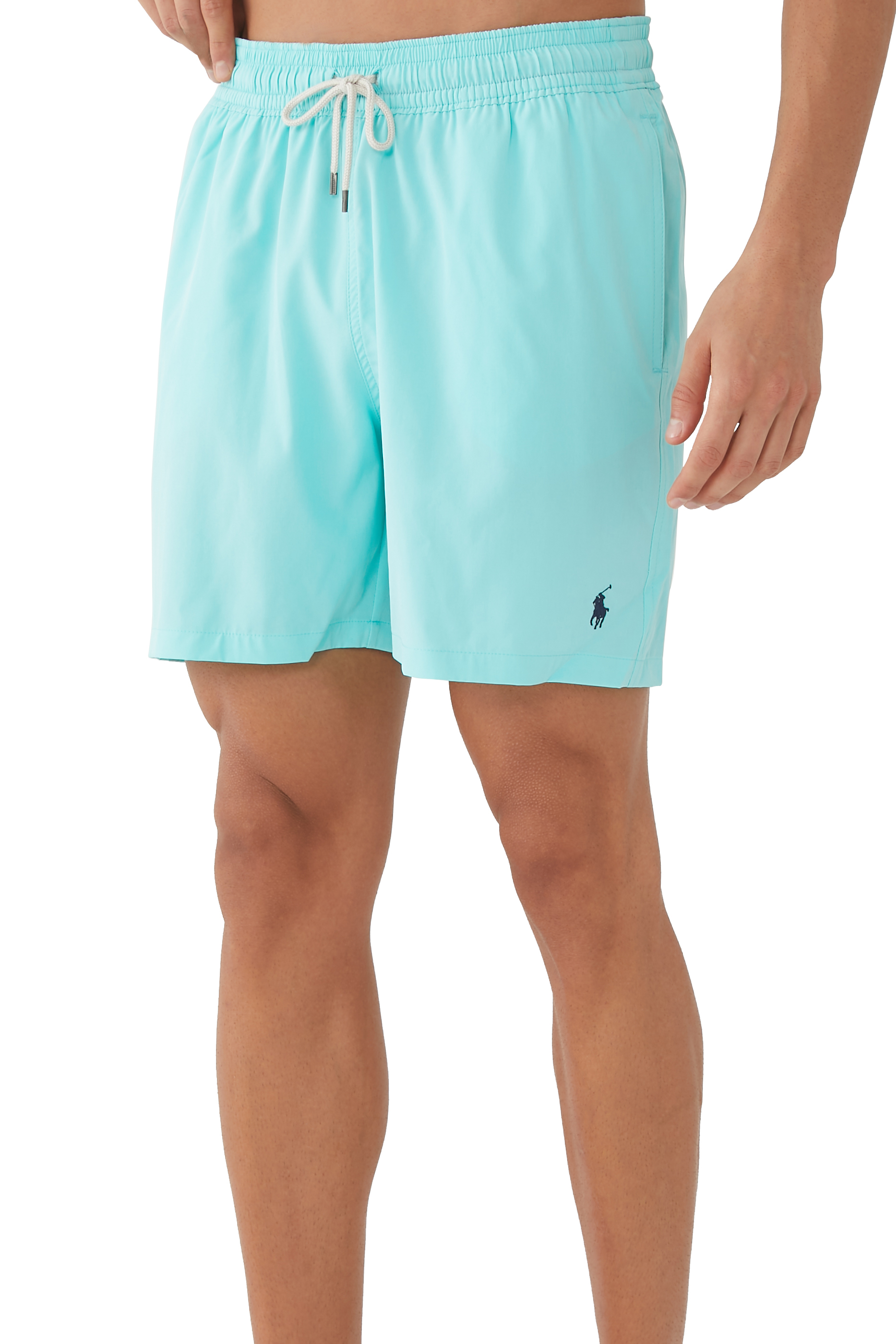 Pony-Embroidered Swim Shorts