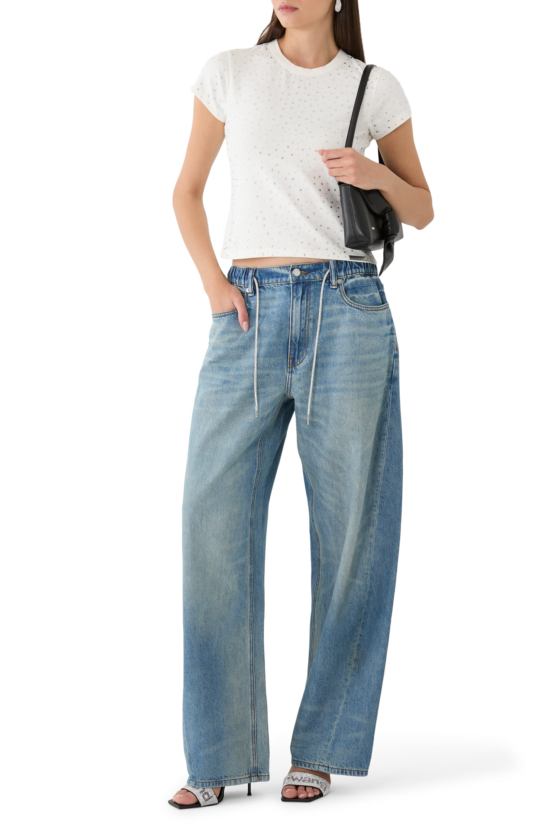  Balloon Joggers with Crystal Drawcord