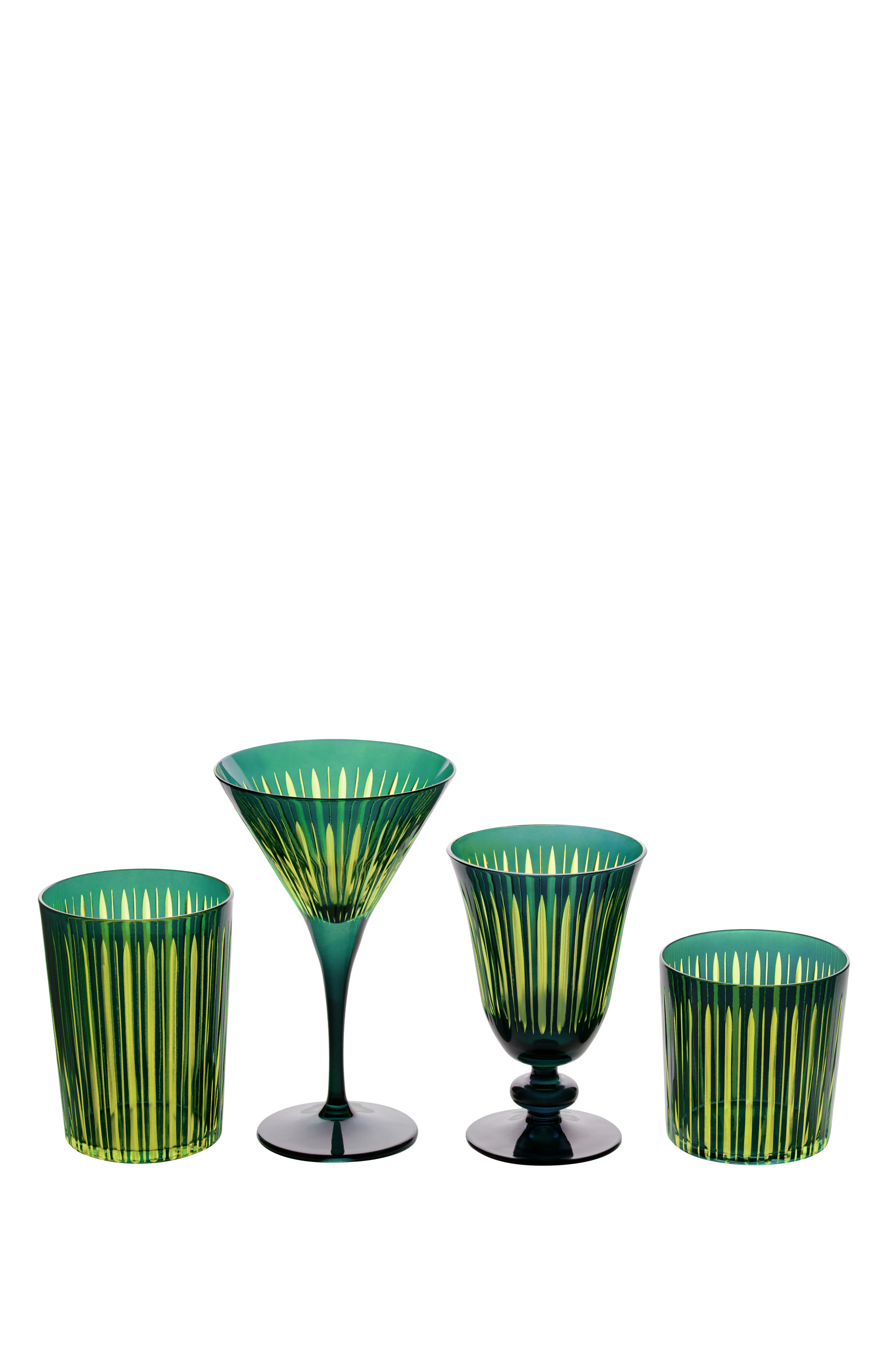 Prism Highball Glass, Set of 4