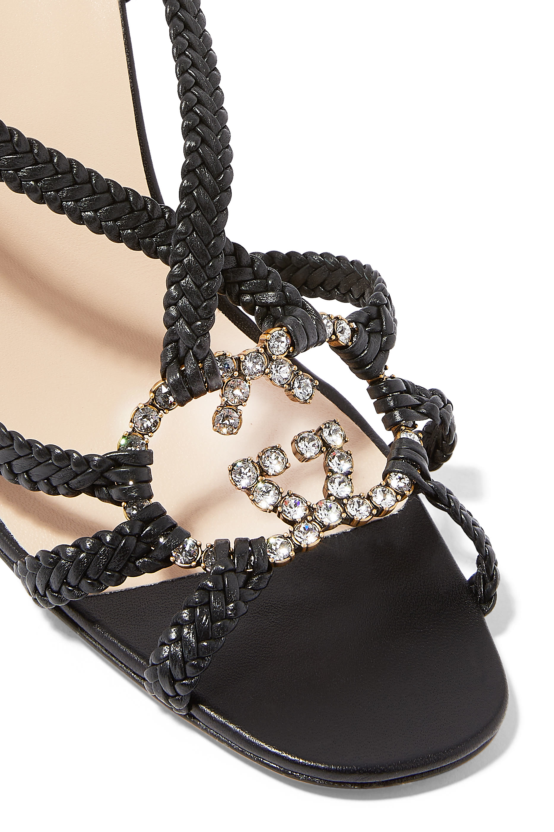 Crystal 95 Interlocking G Sandals