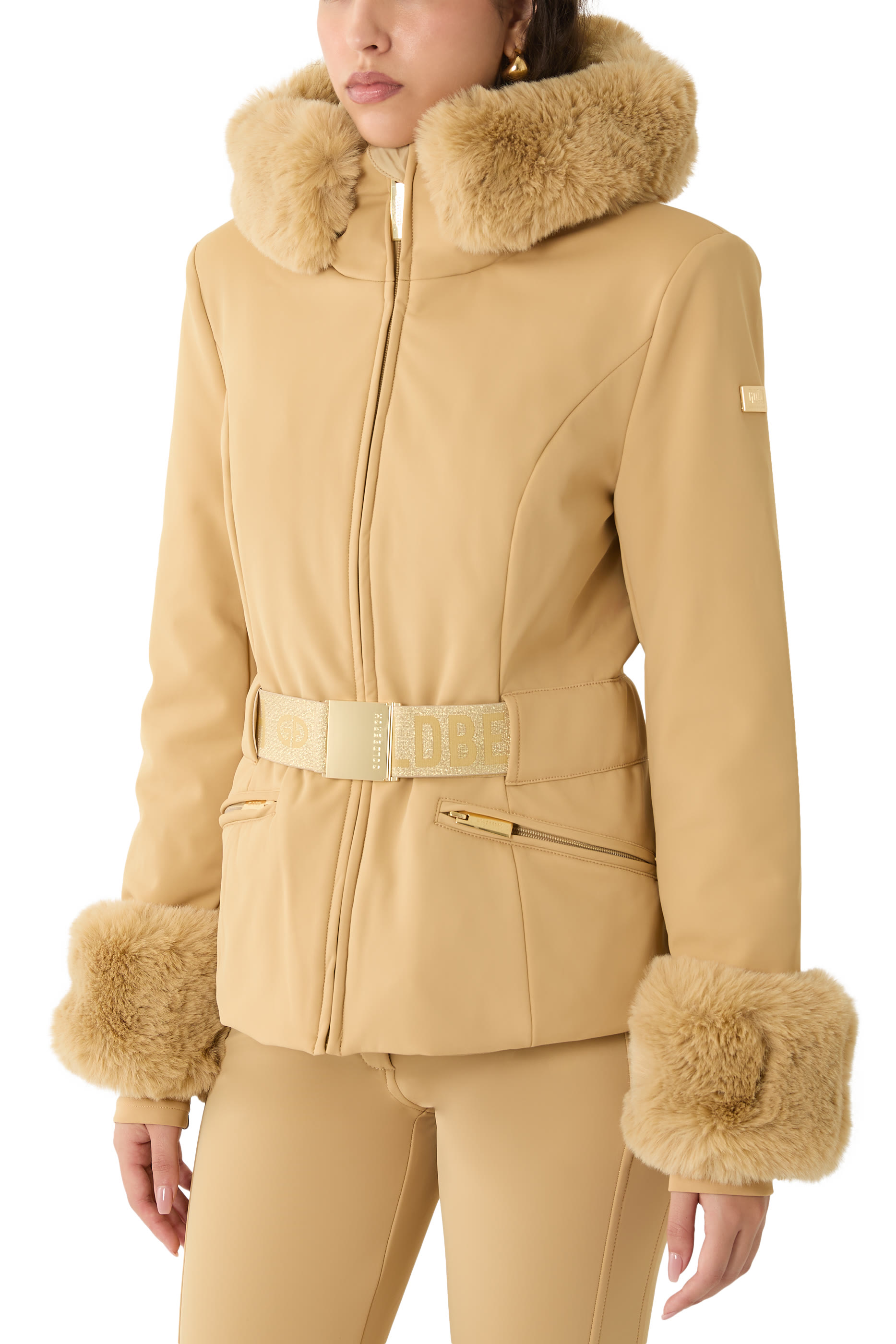 Prezioso Ski Jacket with Faux Border