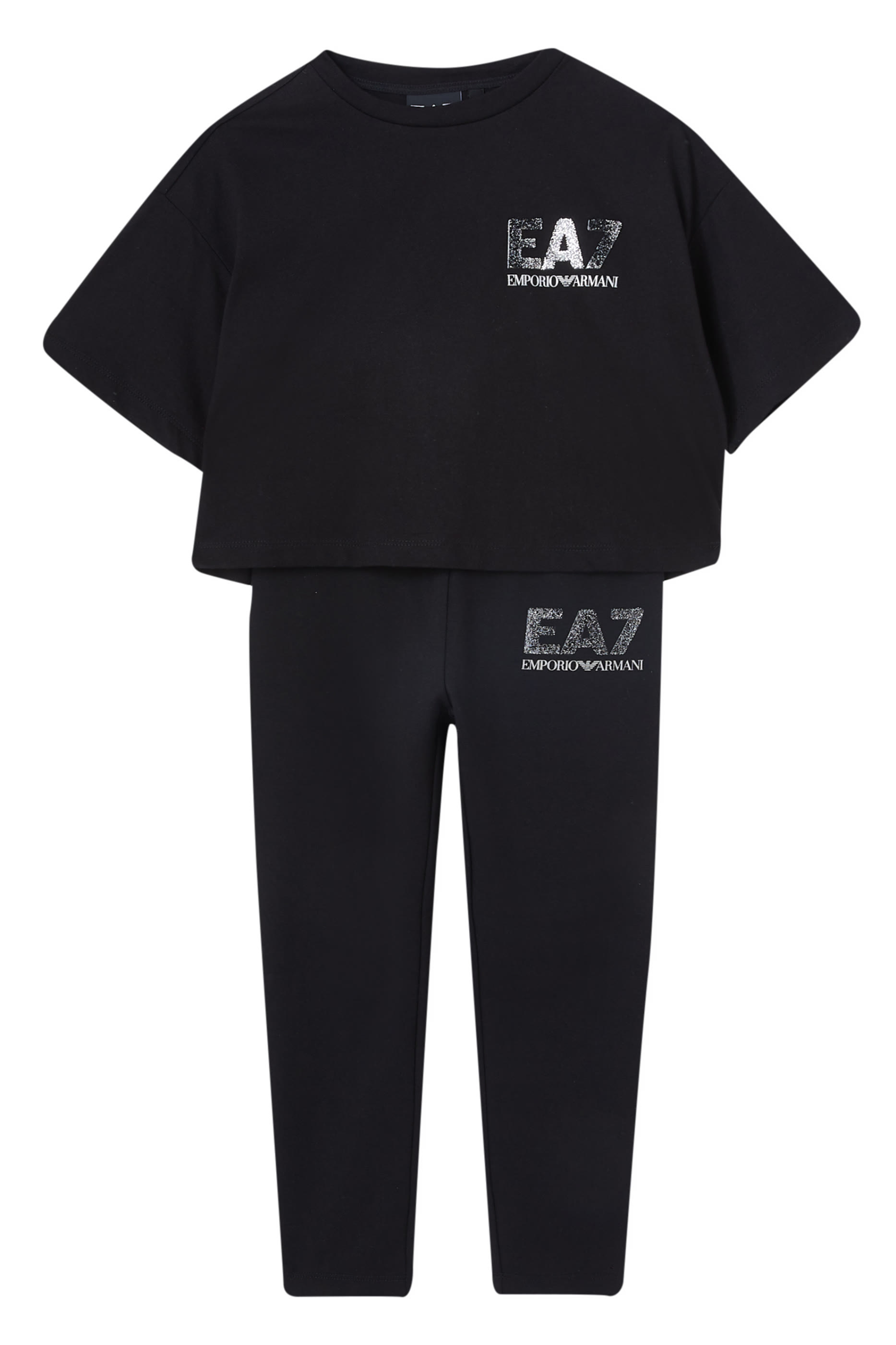 Kids EA7 Iridescent Jersey T-Shirt