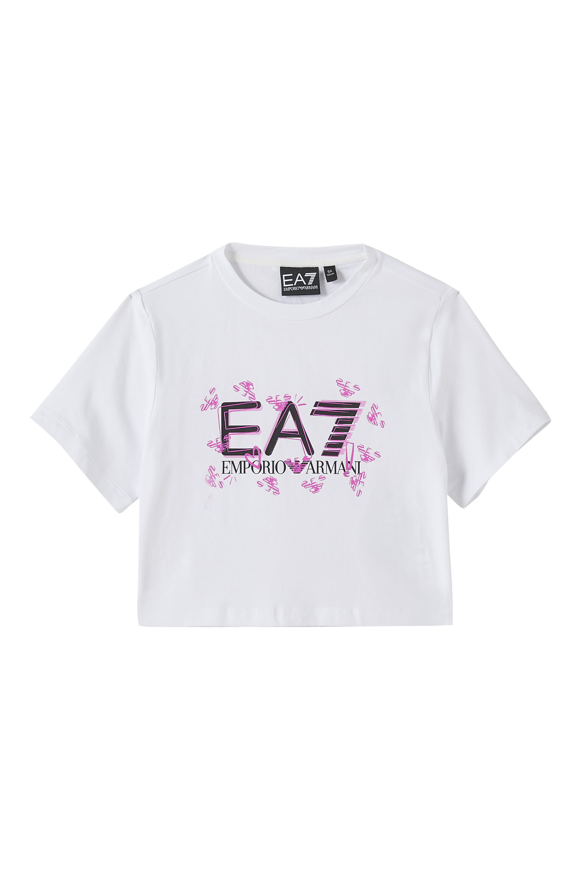 Kids EA7 Logo T-Shirt