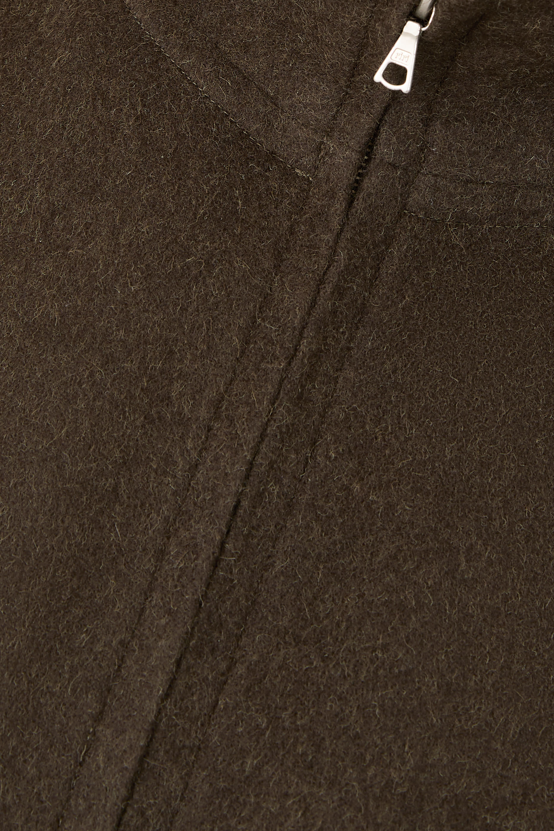 Baby Camel Flannel Zip Blouson