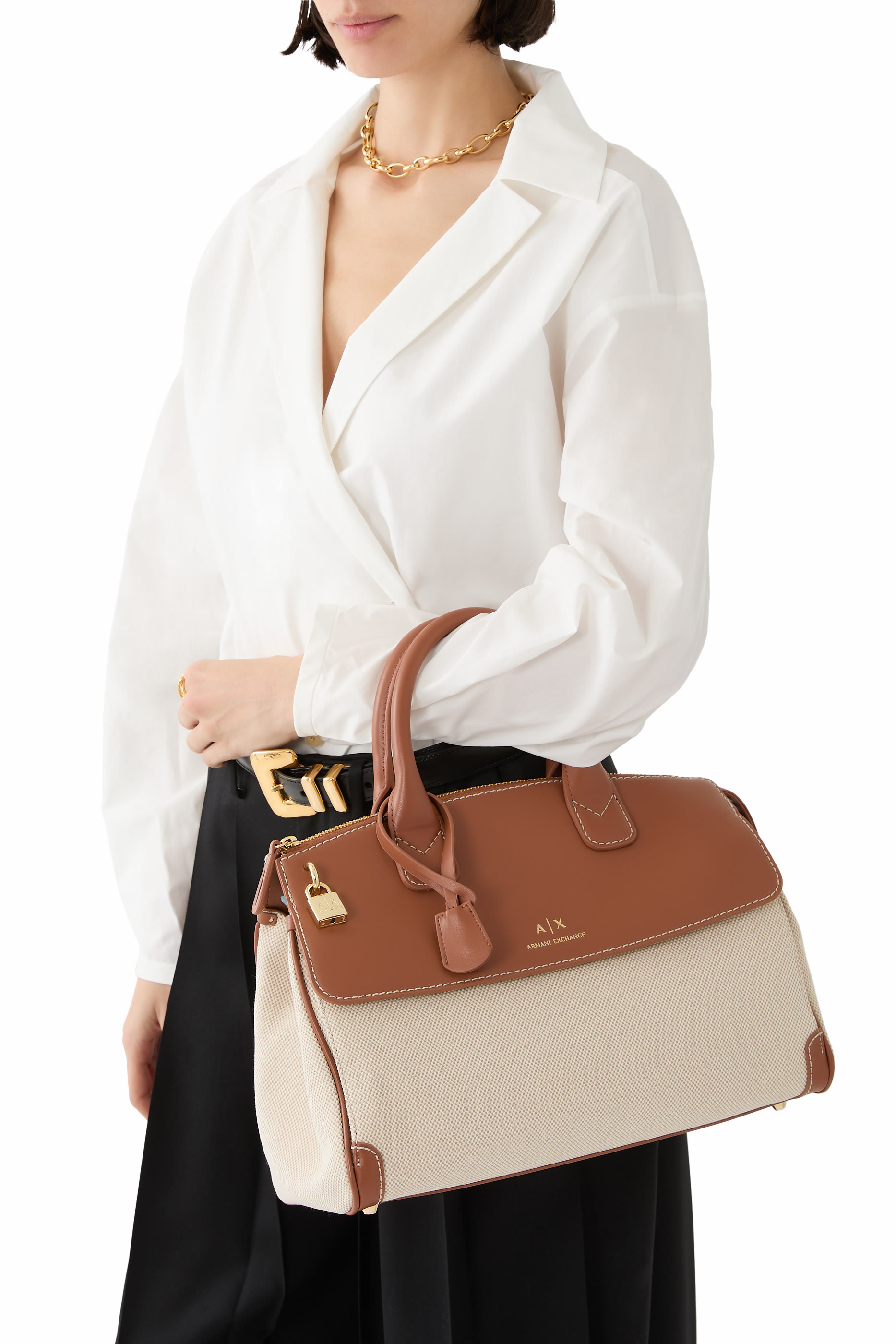 Jane AX Logo Tote Bag