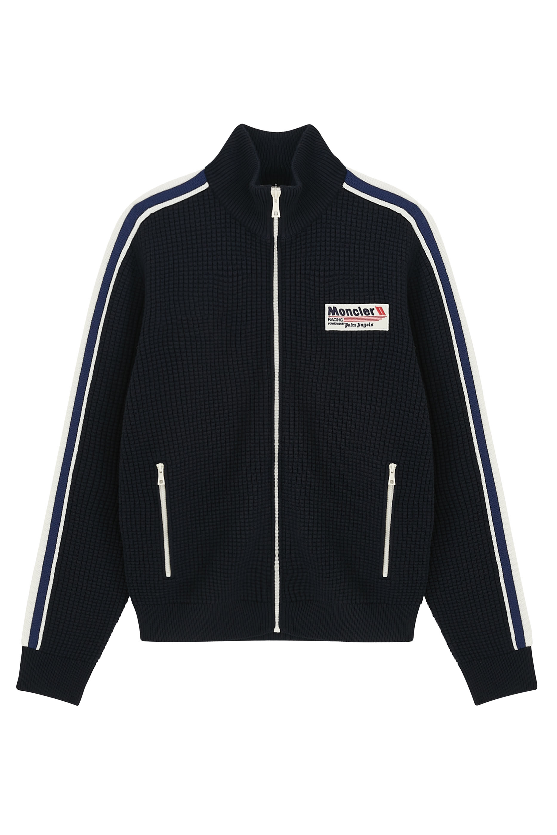 x Palm Angels Wool Zip-Up Sweatshirt