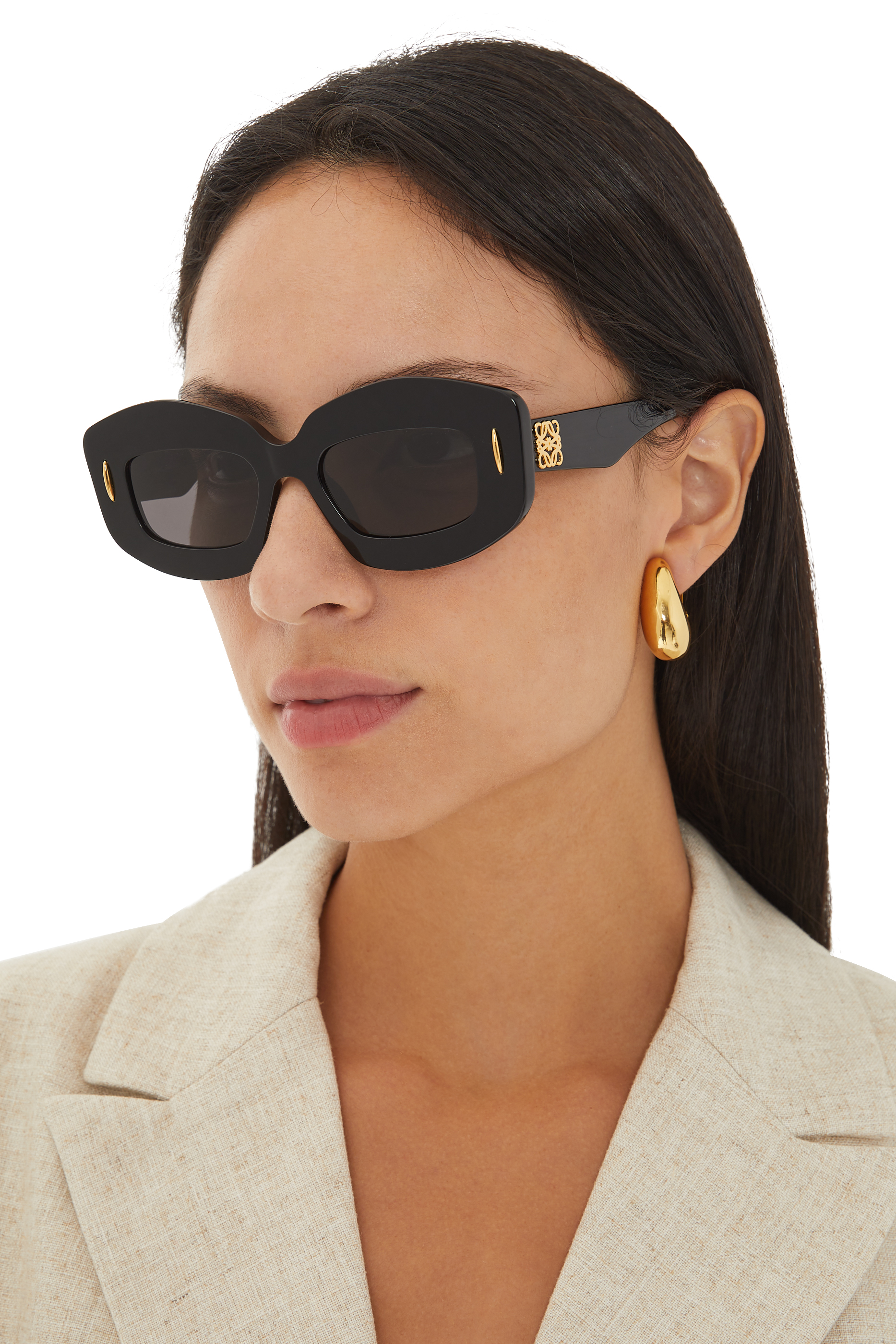 Screen Acetate Sunglasses