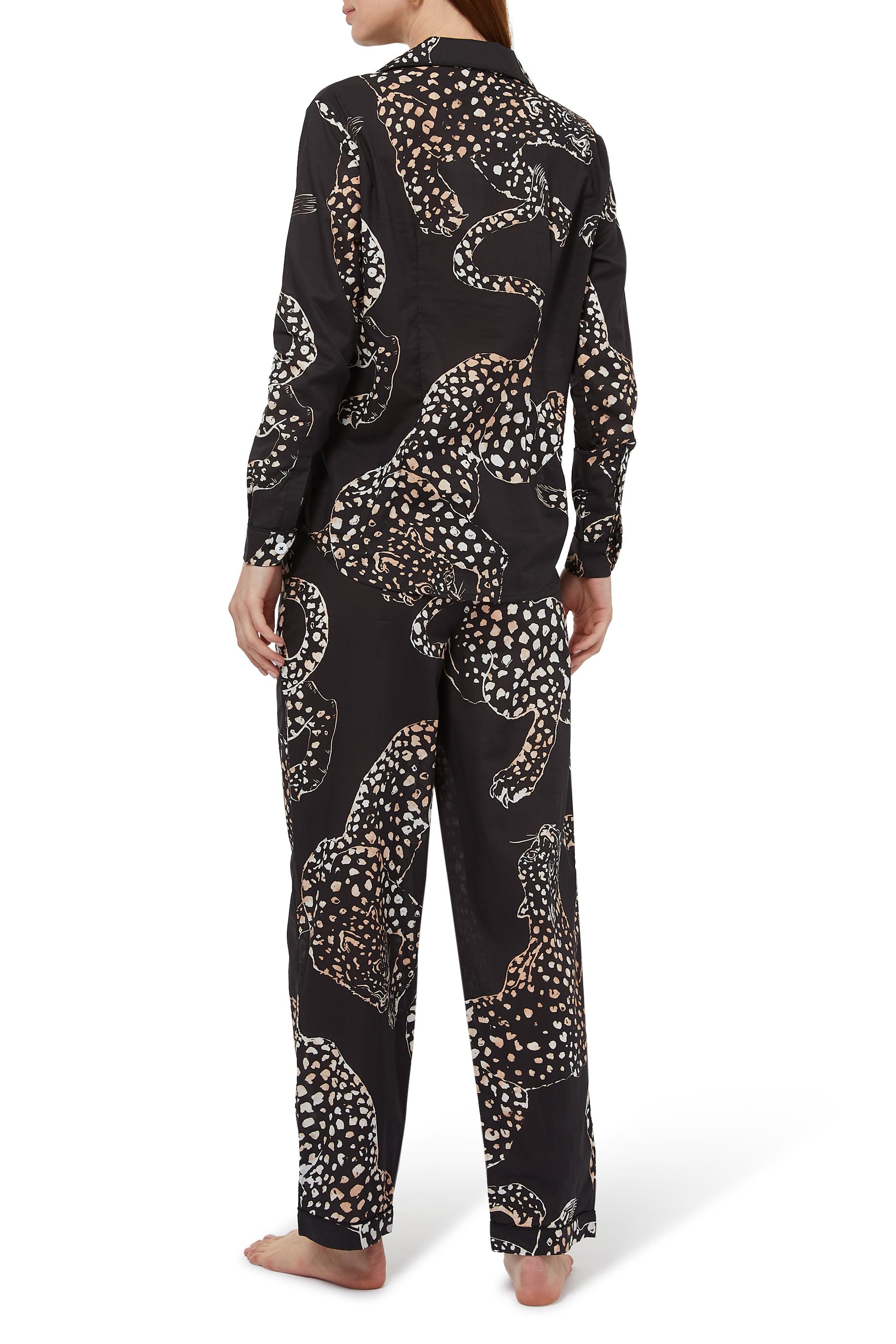 Jaguar Print Pajama Set