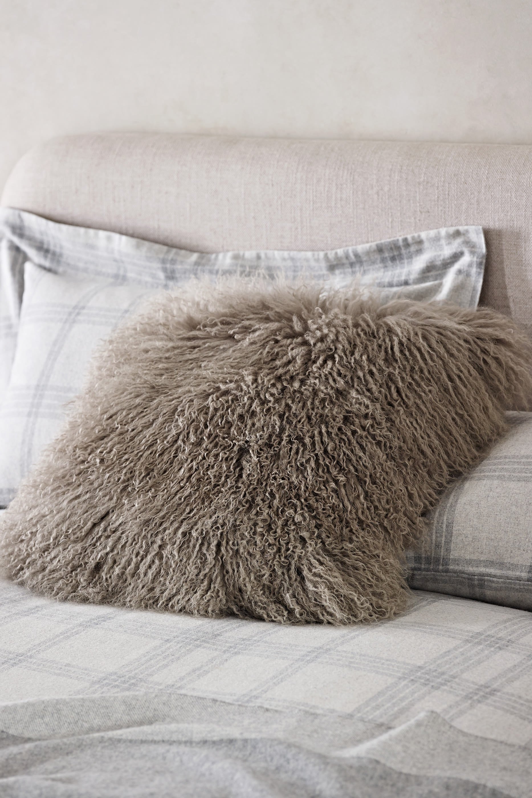 Tibetan Sheepskin Cushion 