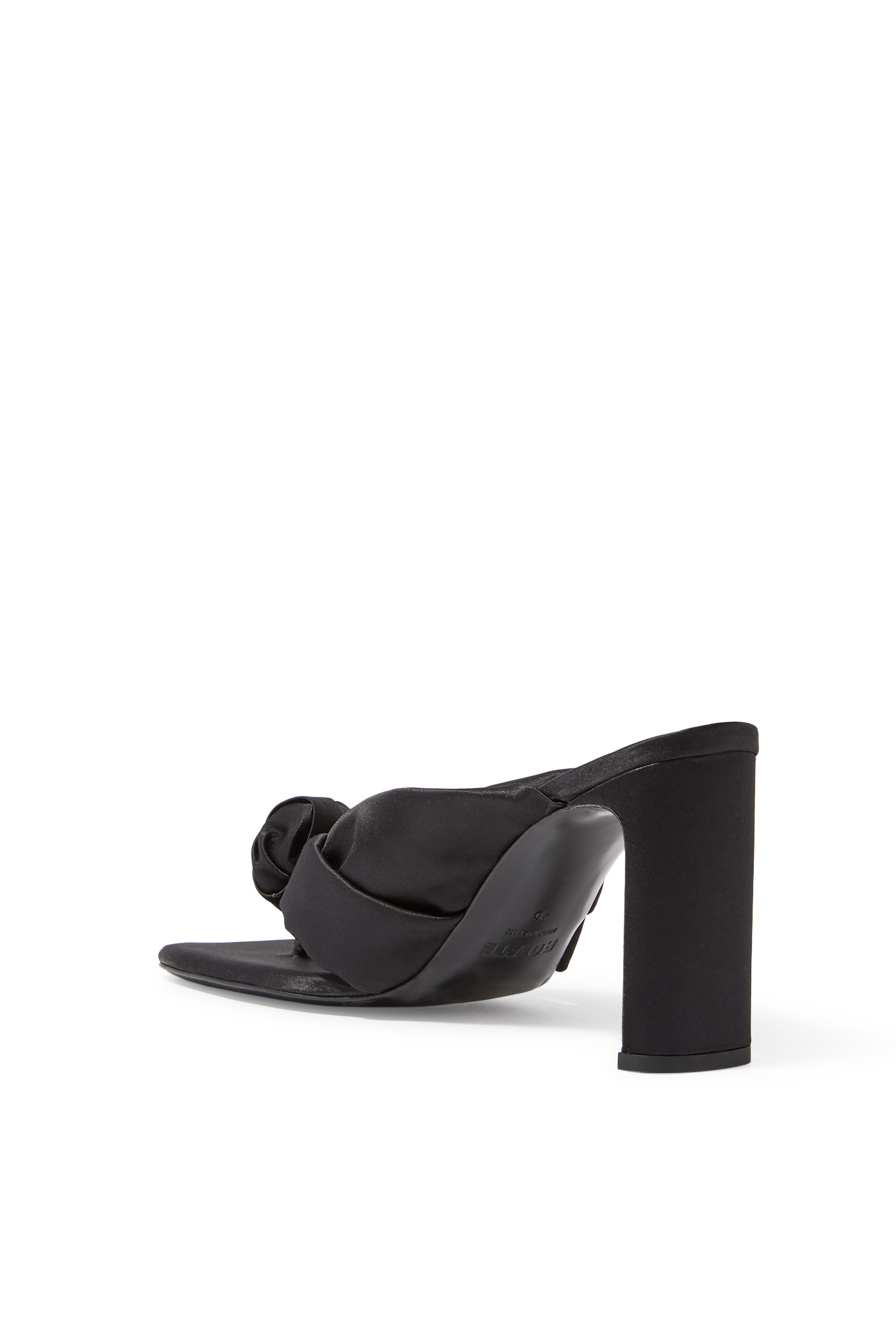 Satin Tongue 90 Sandals 