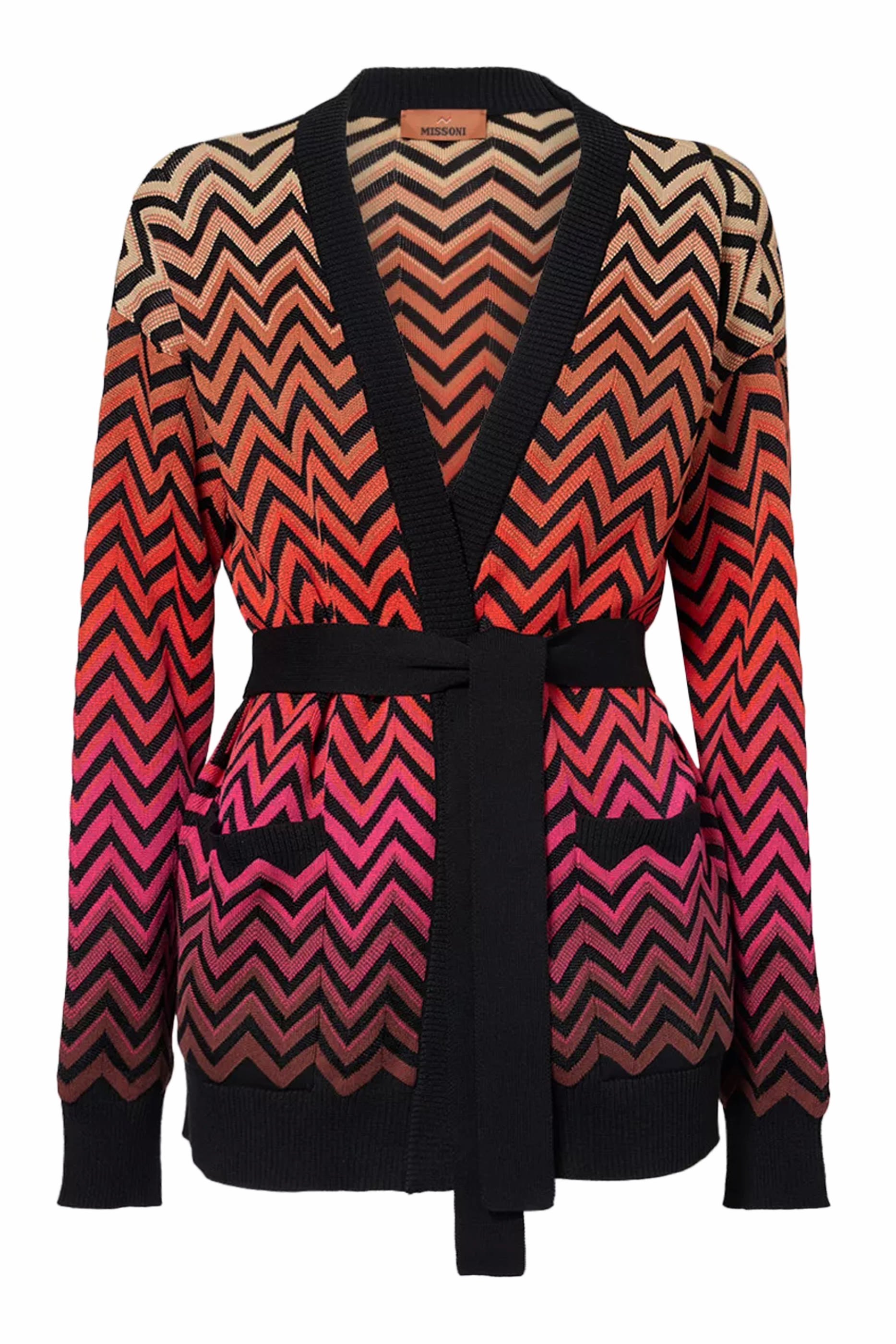 Degrad&eacute; Chevron Cardigan