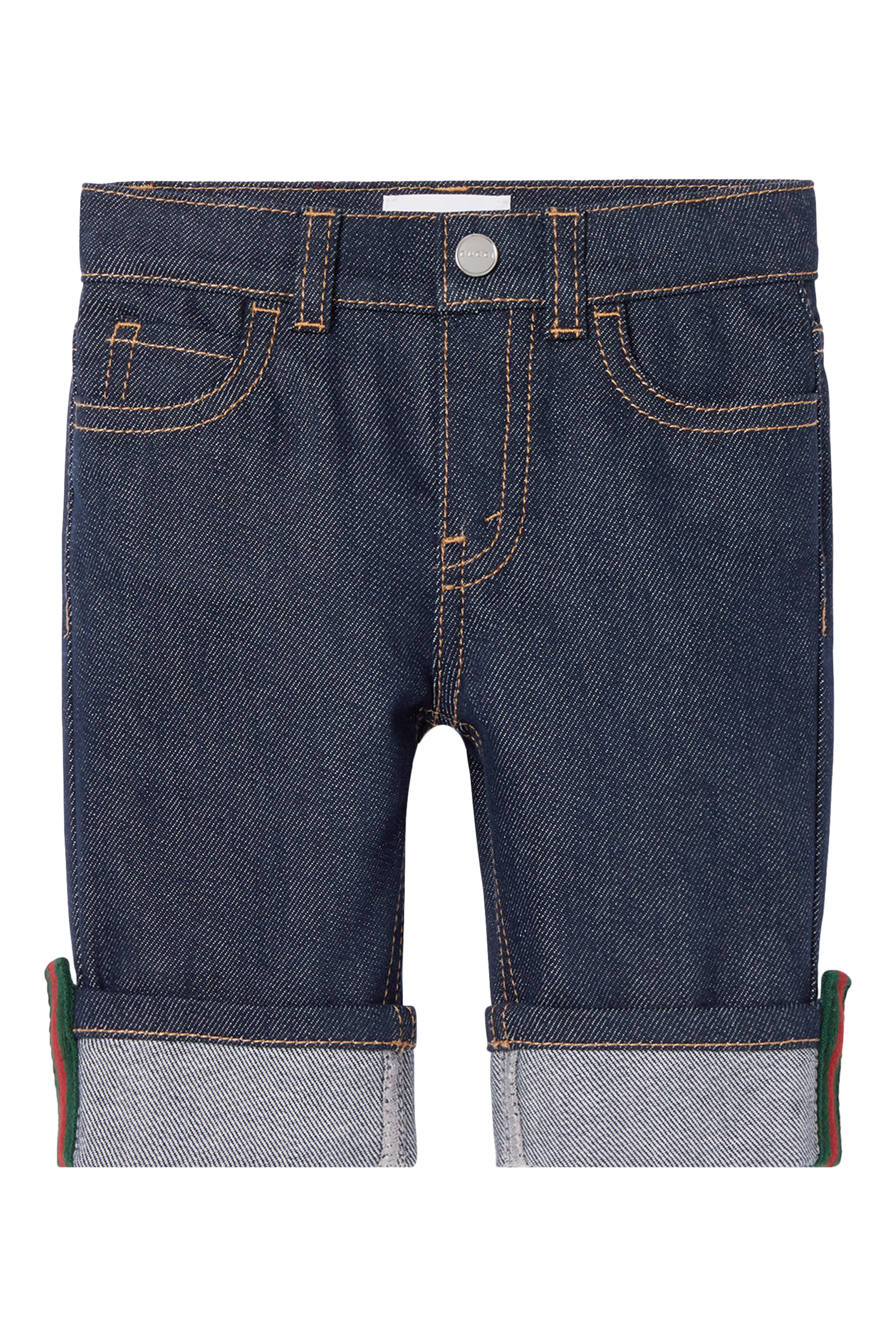 Kids Logo Web Denim Pants