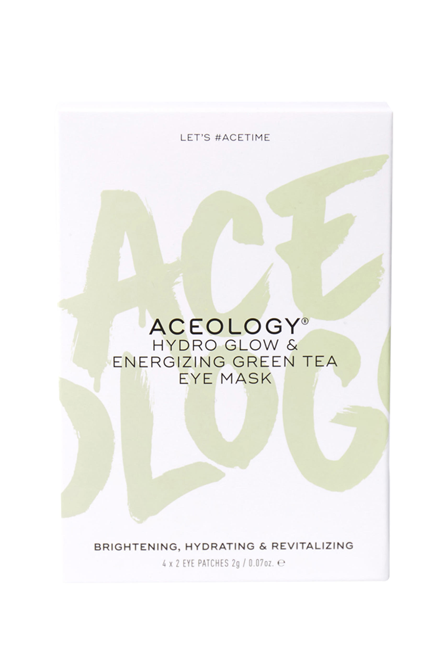 Hydro Glow & Energizing Green Tea Eye Mask, Pack of 4