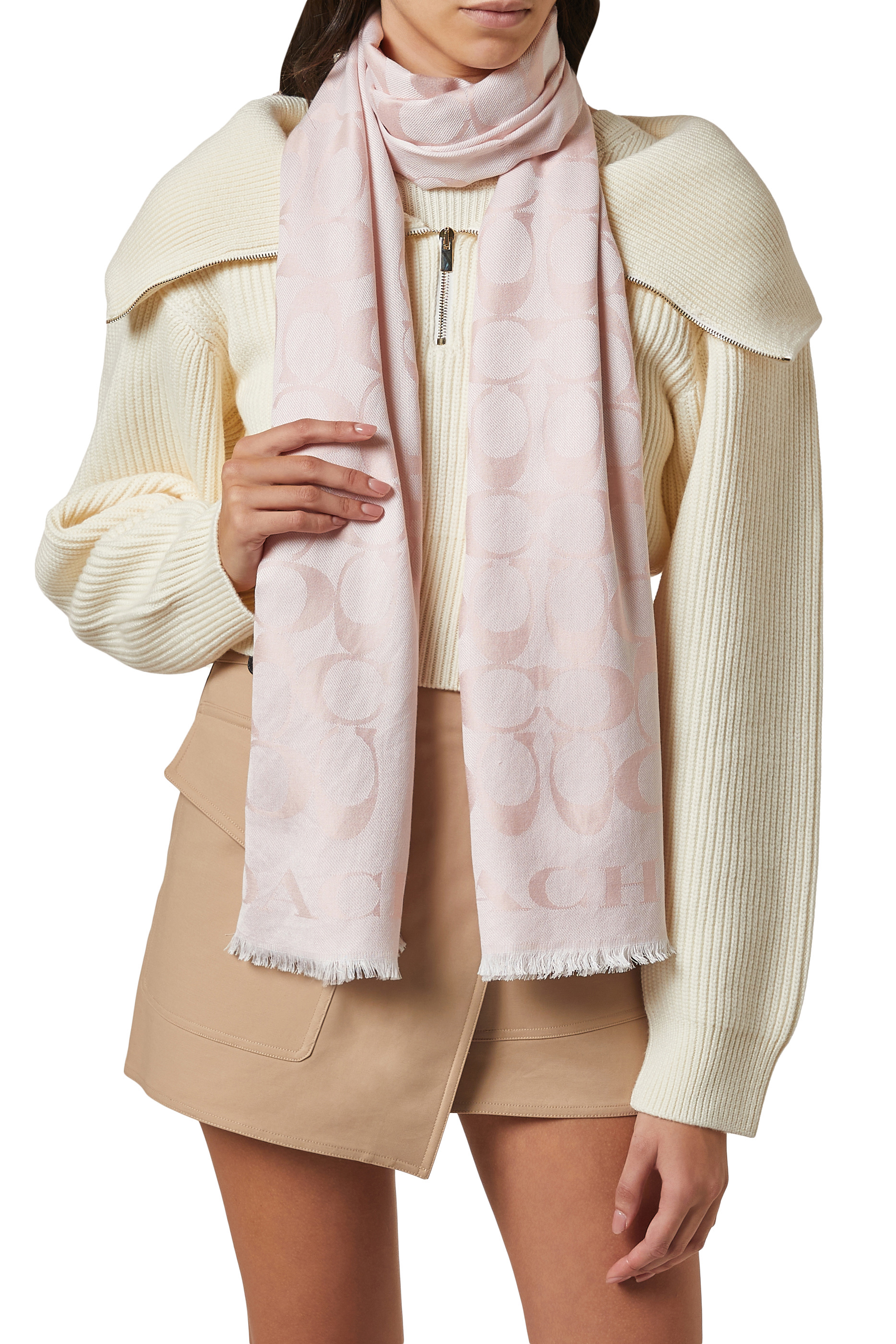 Signature Monogrammed Scarf