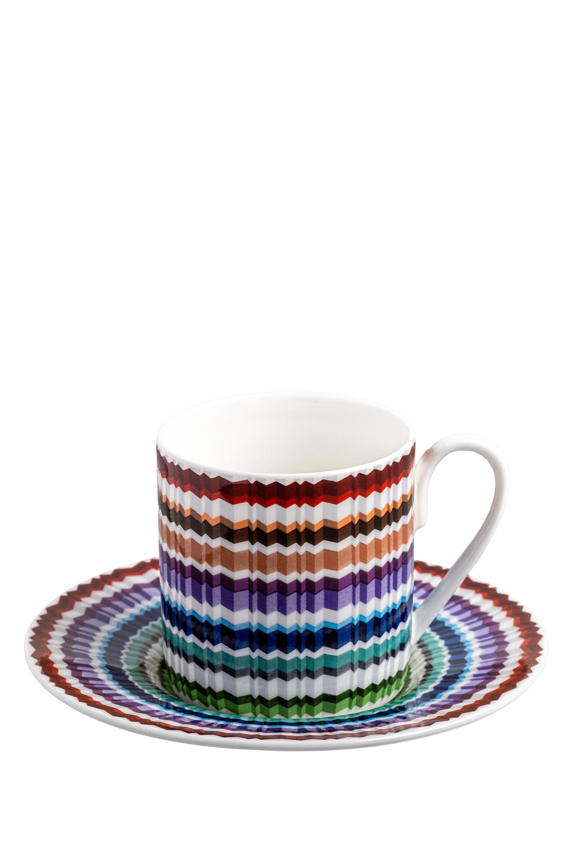 Waves Luxury Box Coffee Cup & Saucer  - Set of 2