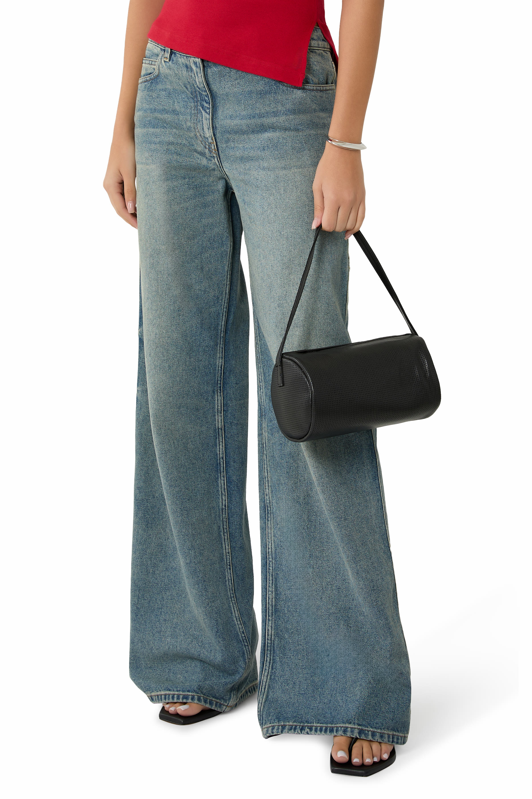 Perforated Connolo Shoulder Bag