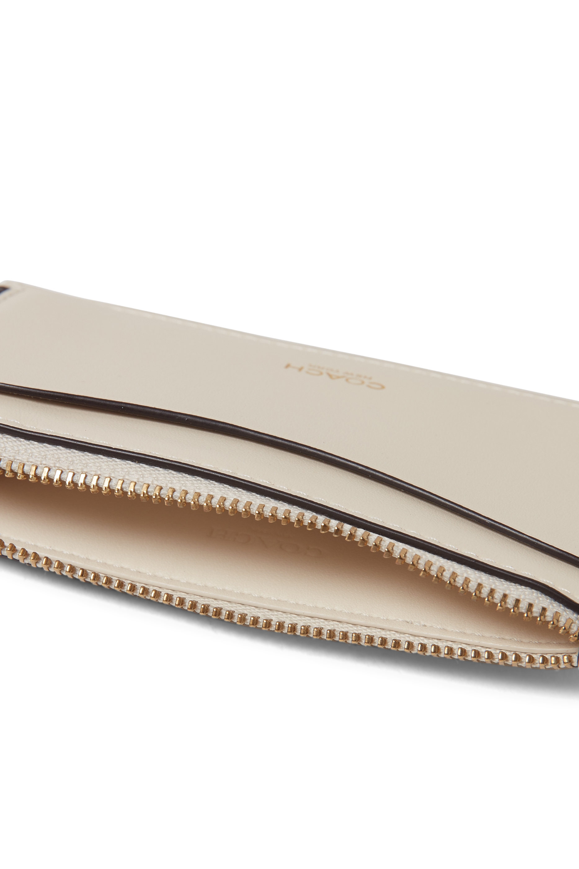 Leather Zip Around Wallet