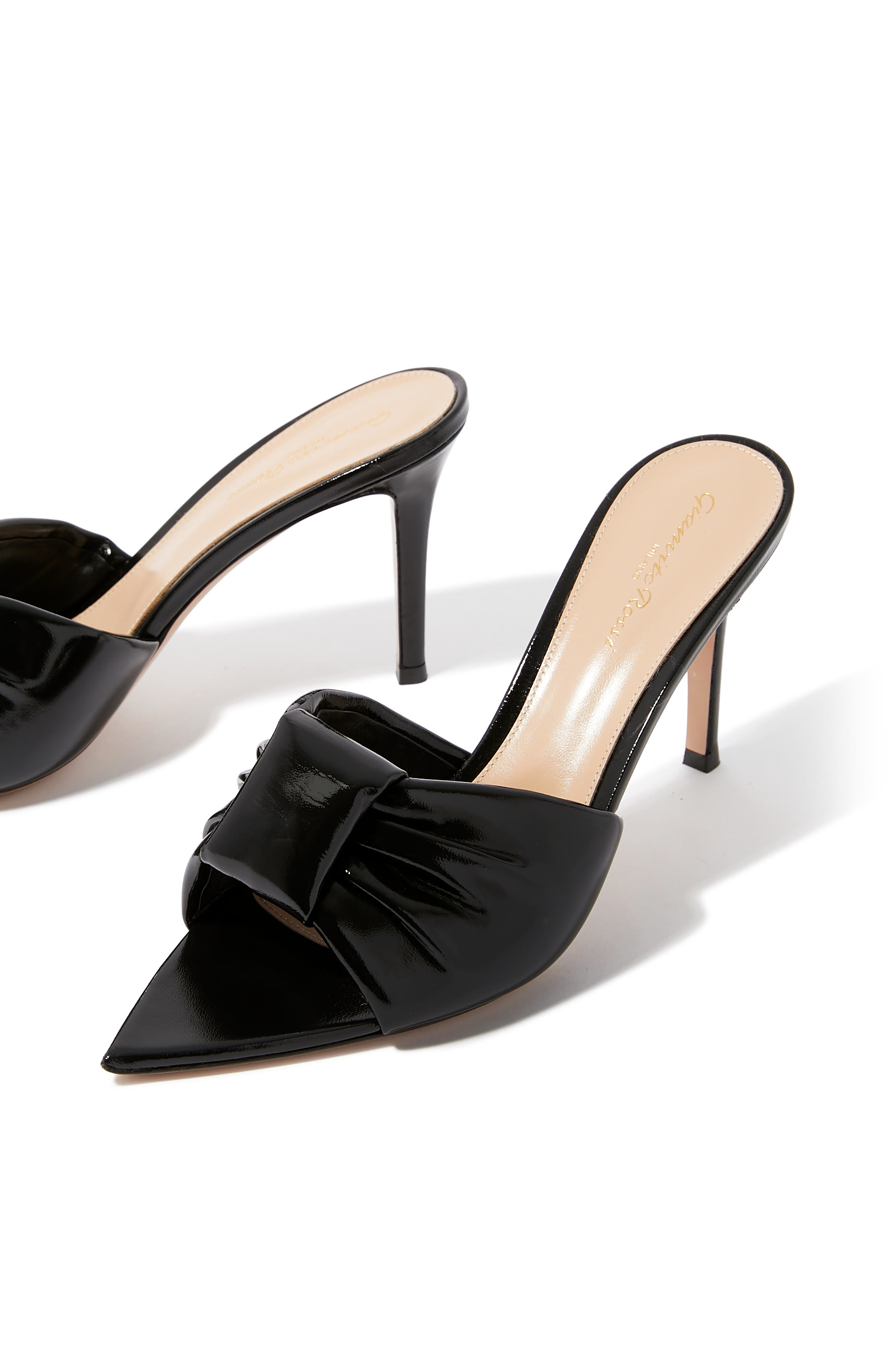 85 Patent Leather Mules