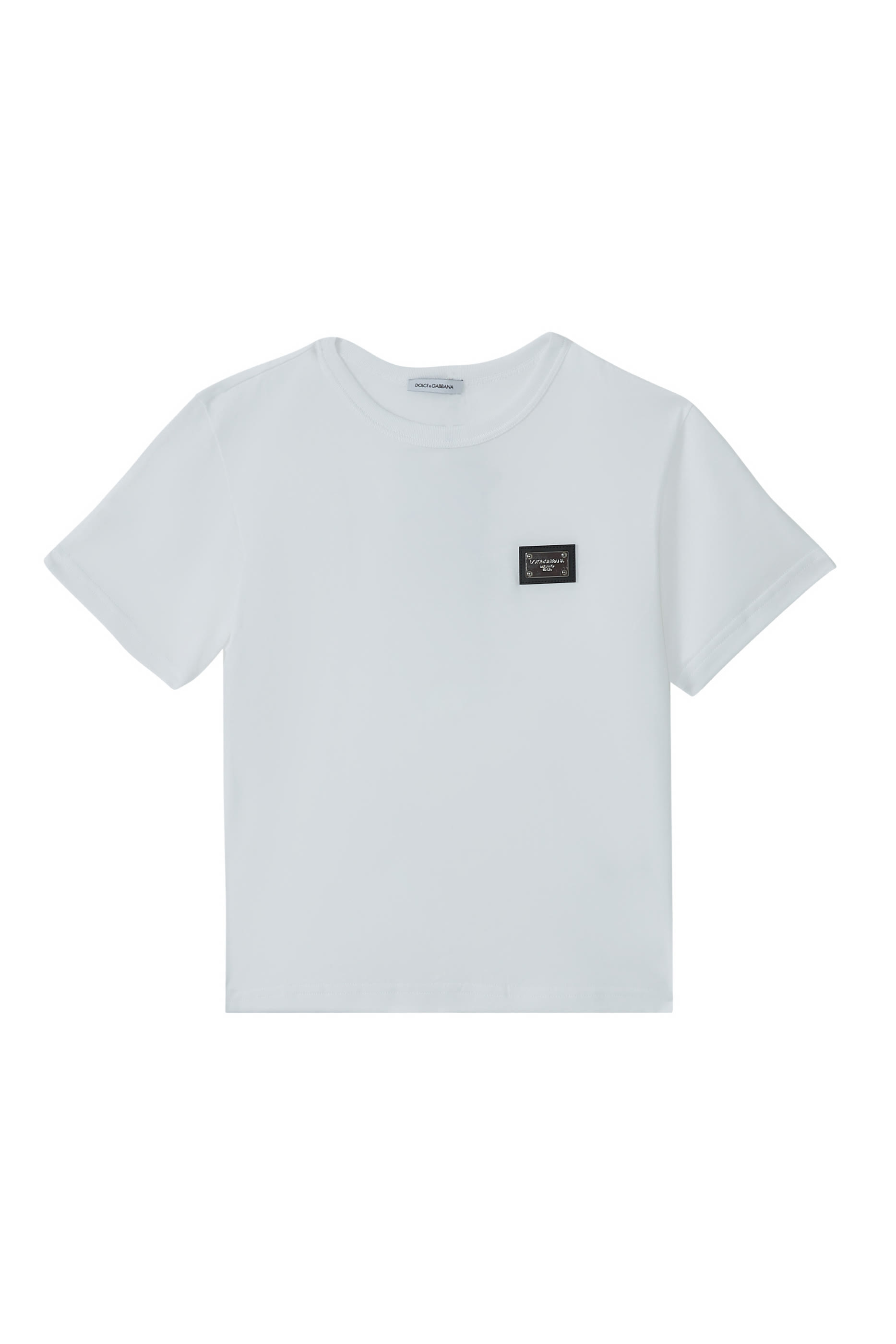Jersey T-Shirt with Logo Tag