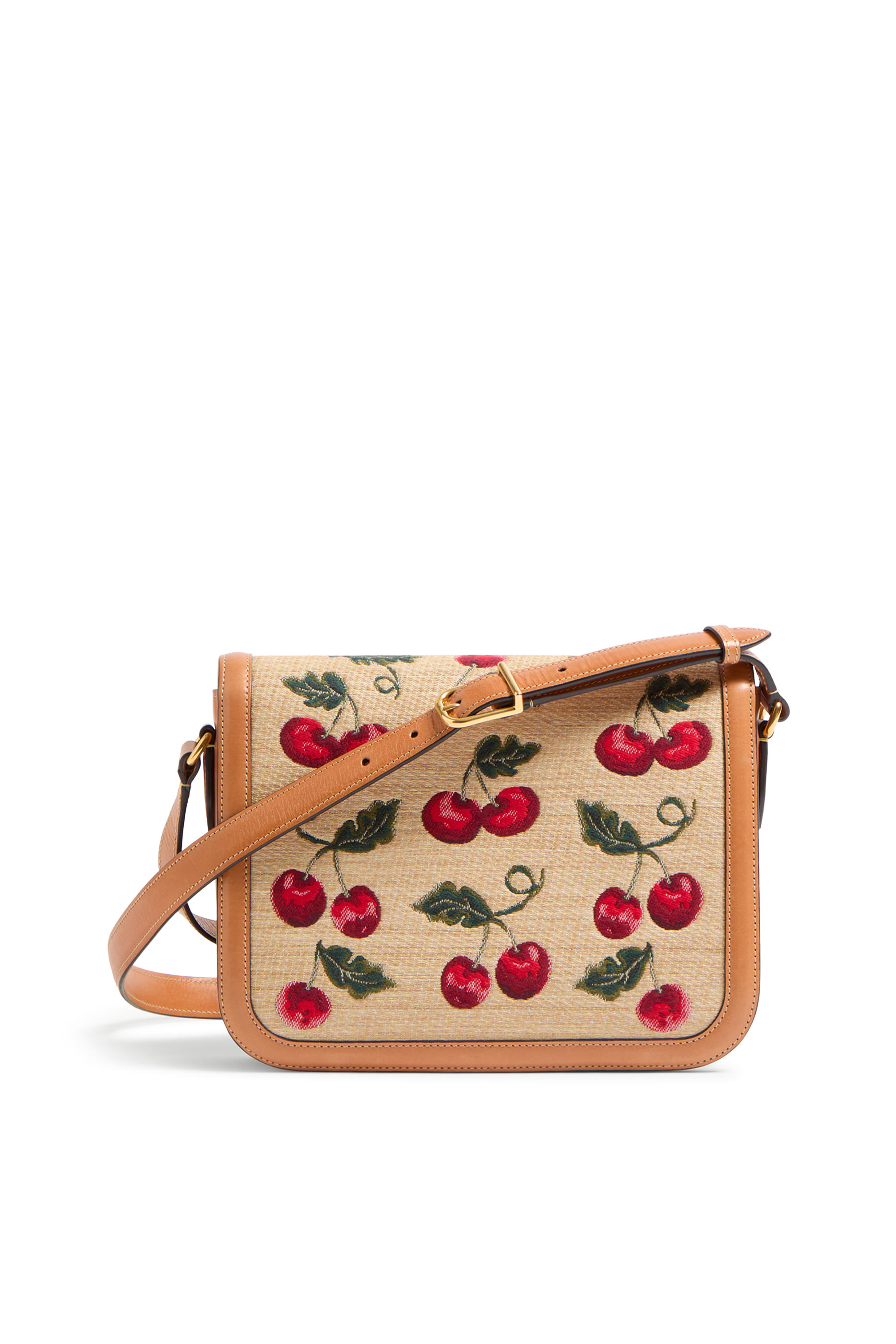 9to5 Shoulder Bag in Synthetic Jacquard Raffia