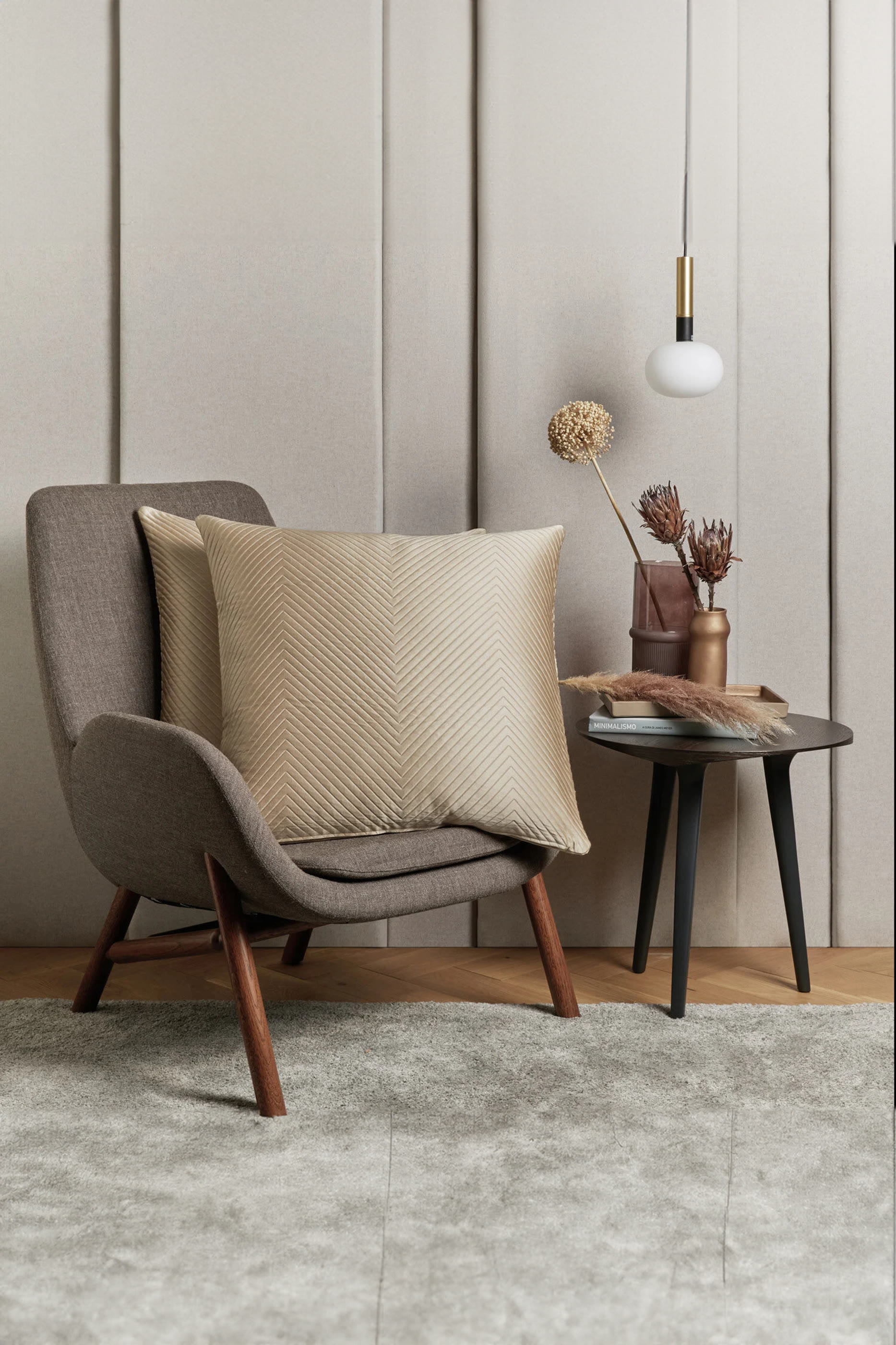 Luxury Herringbone Cushio Cover