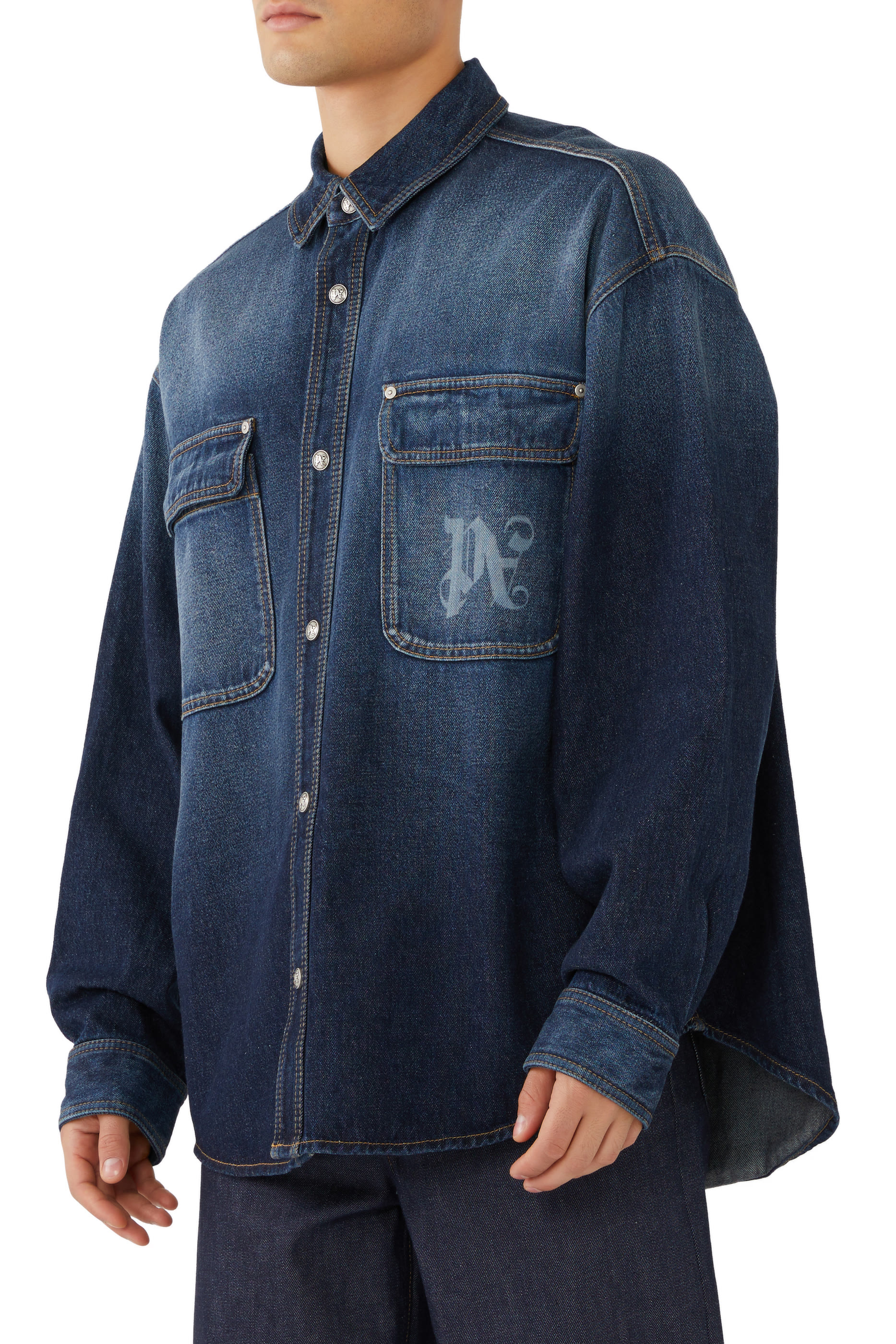  Midnight Monogram Denim Shirt