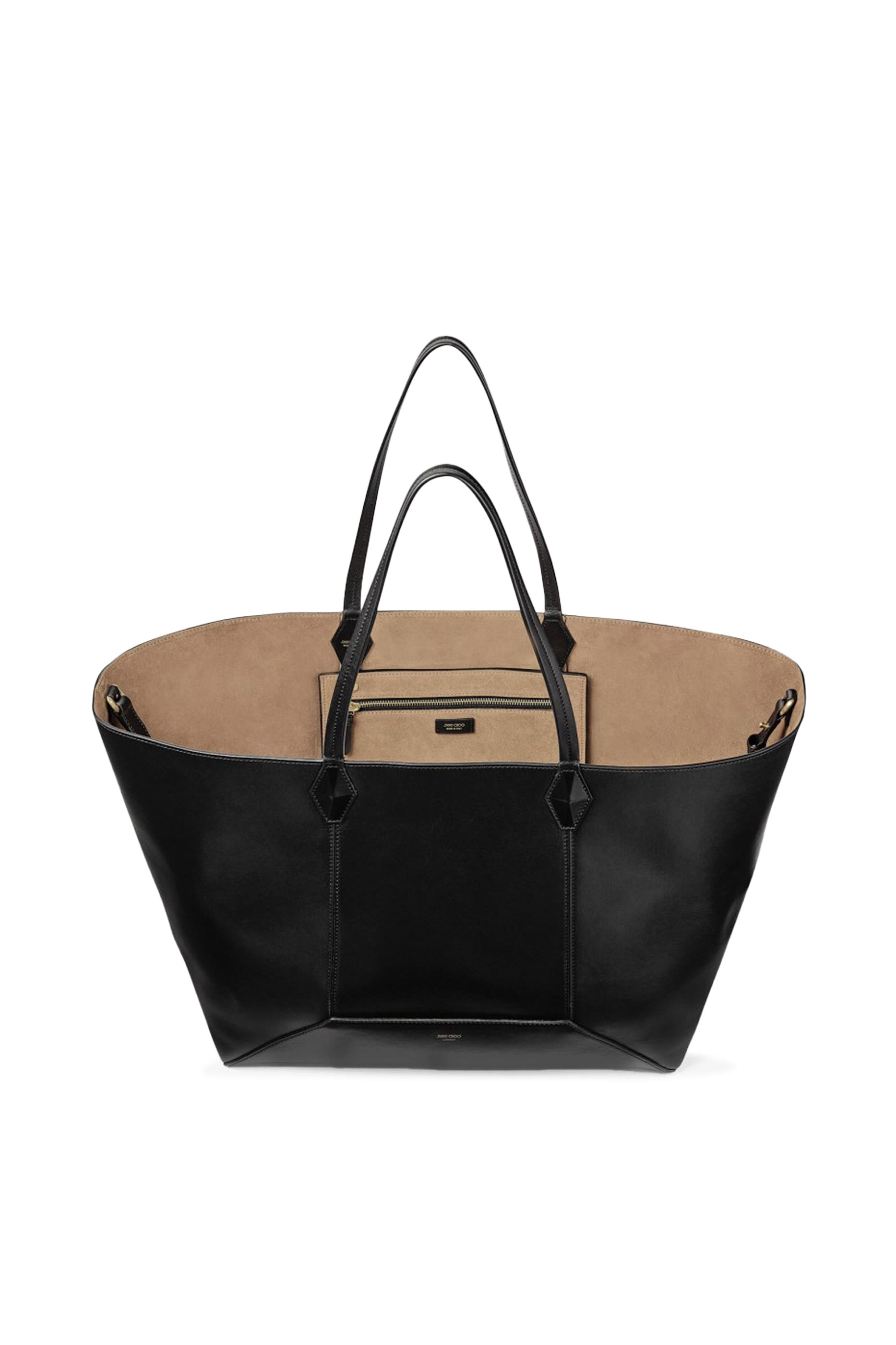 Diamond Leather Tote Bag