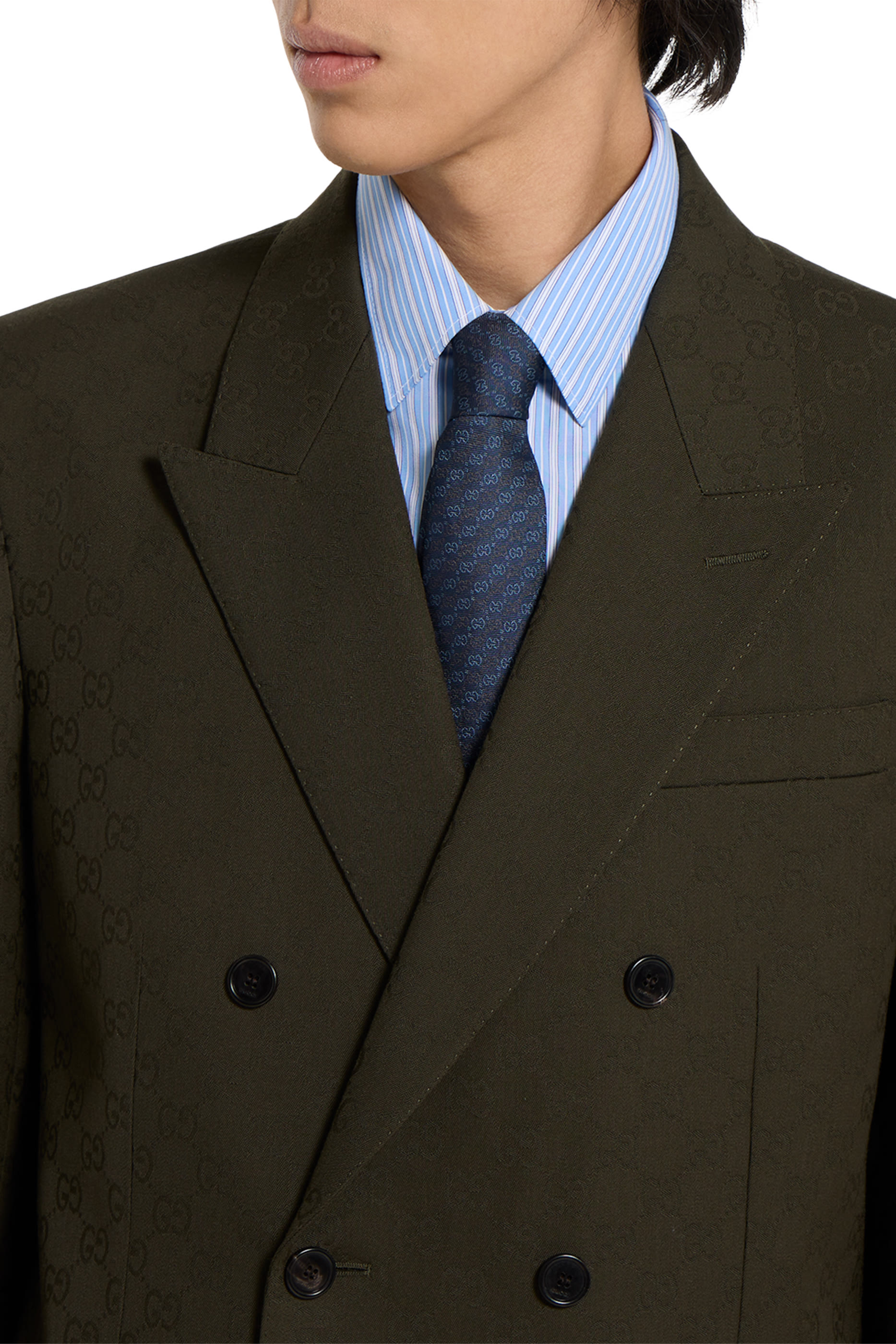  GG Silk Jacquard Tie 