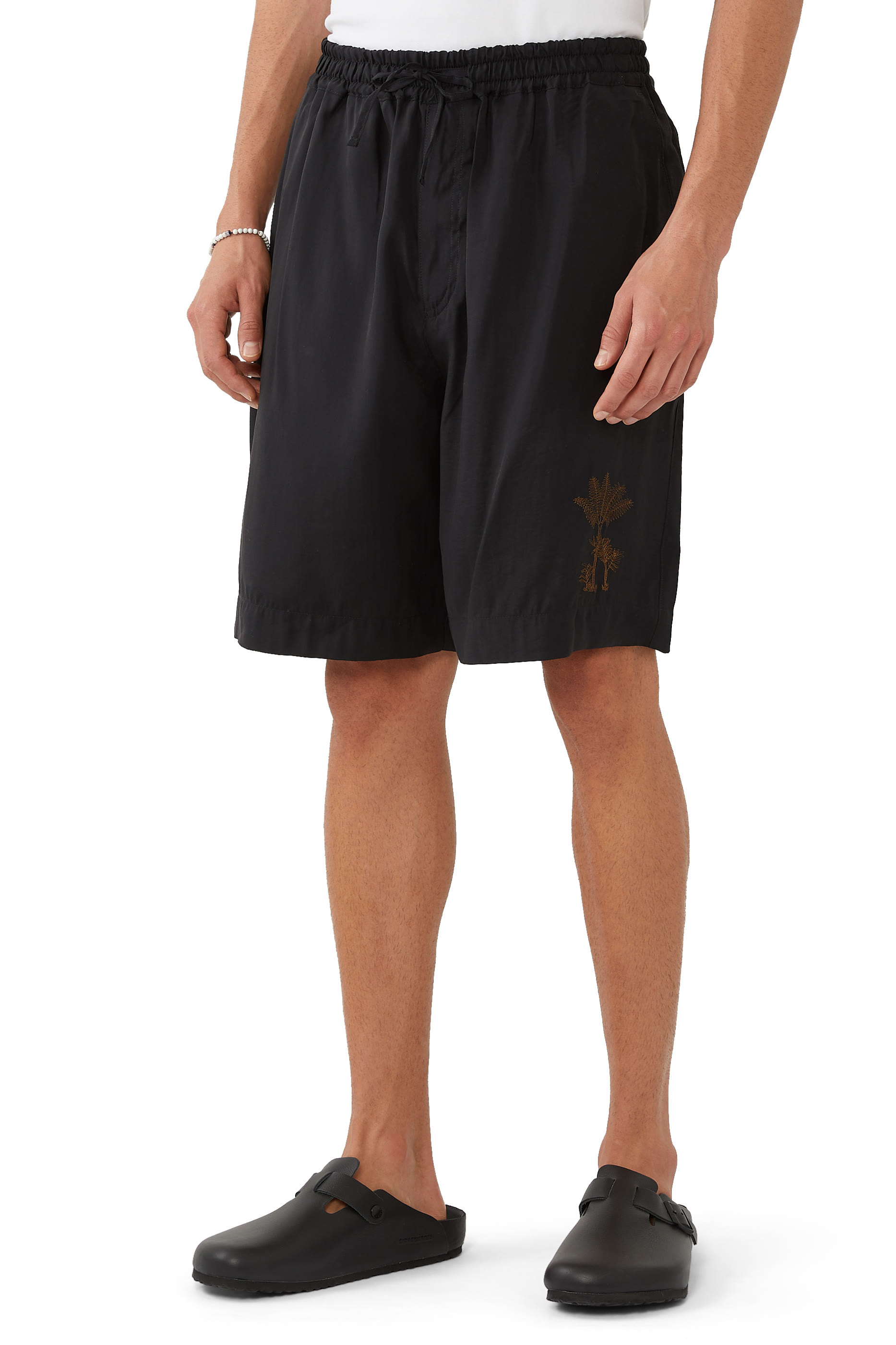 Drawstring Bermuda Shorts