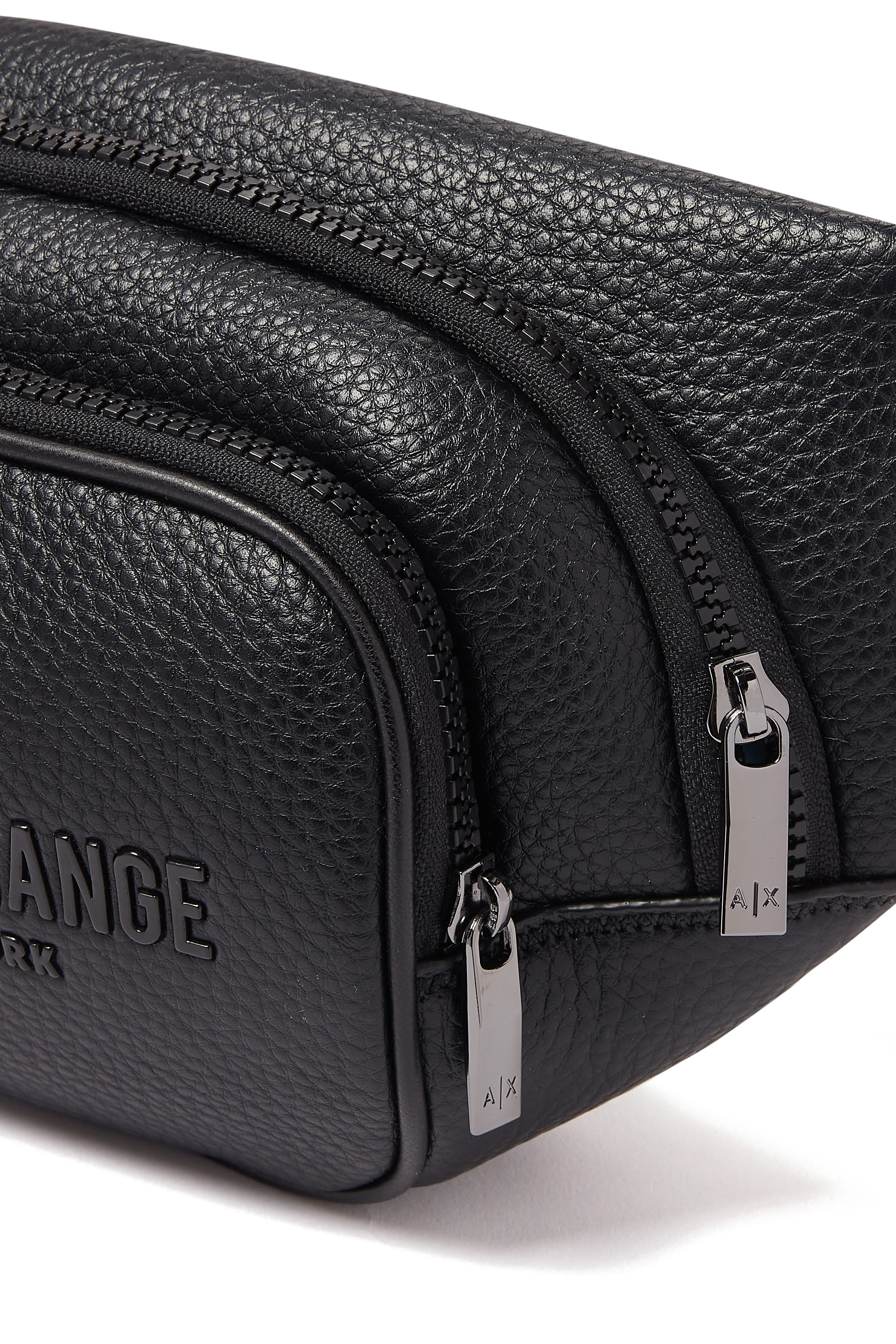 Bum Bag with Embossed Logo and Two Pockets 