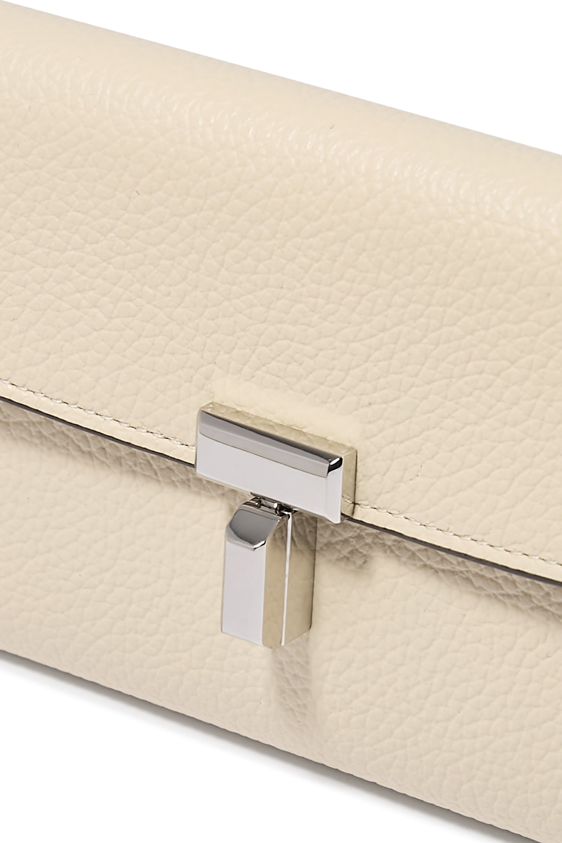  T-Lock Grained-Leather Wallet