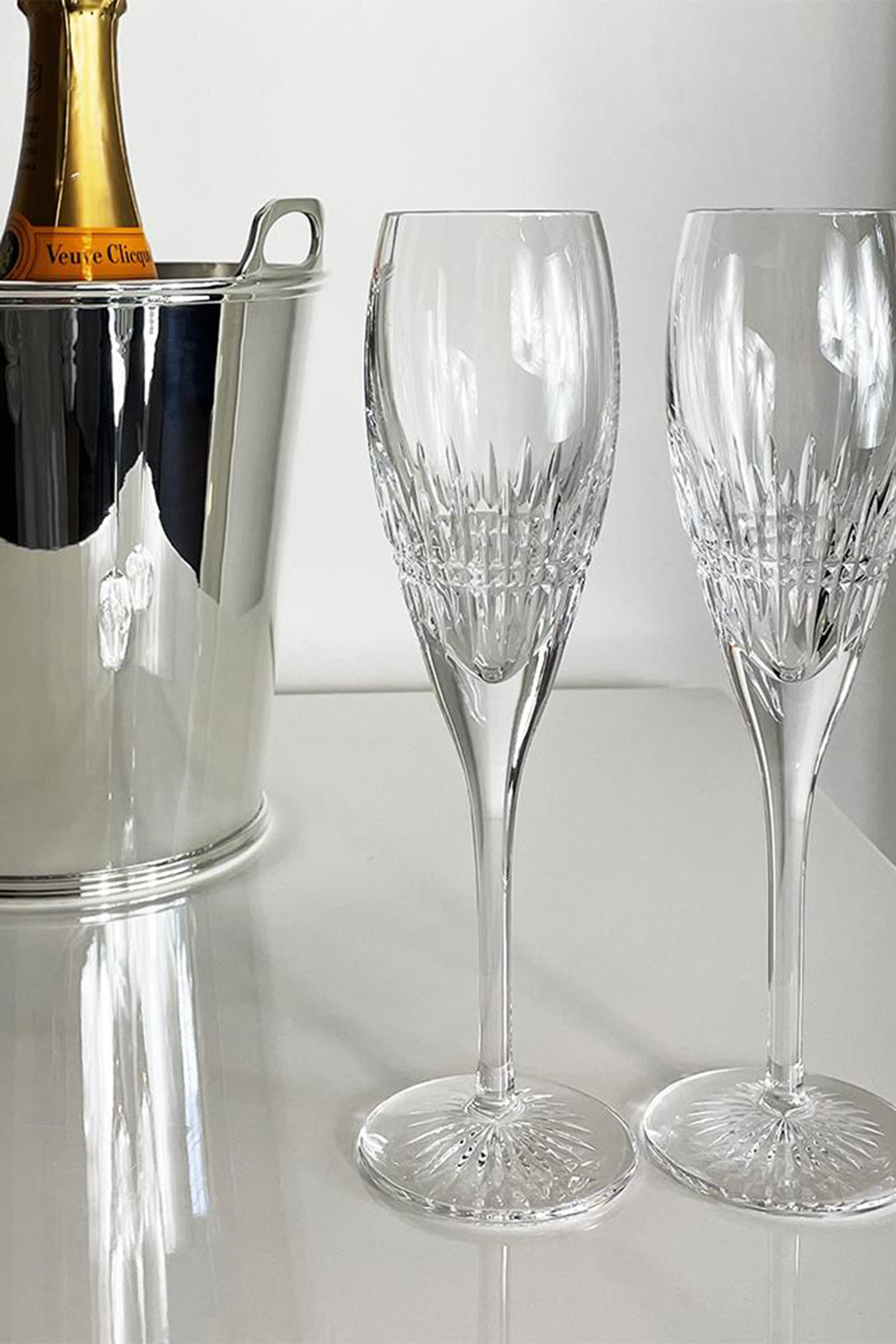 Iona Champagne Flutes, Set of 2