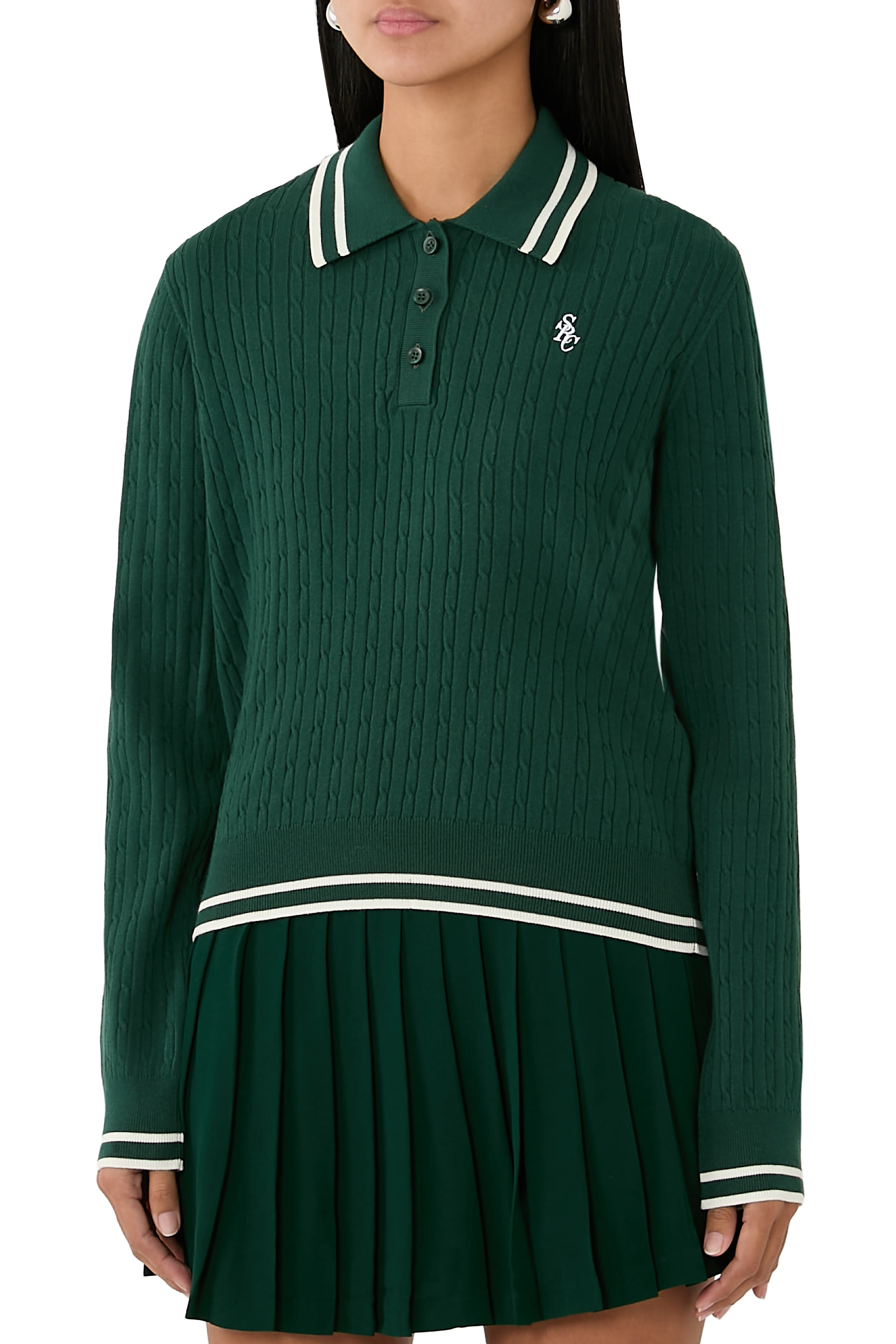 SRC Mini Cable Long Sleeves Polo