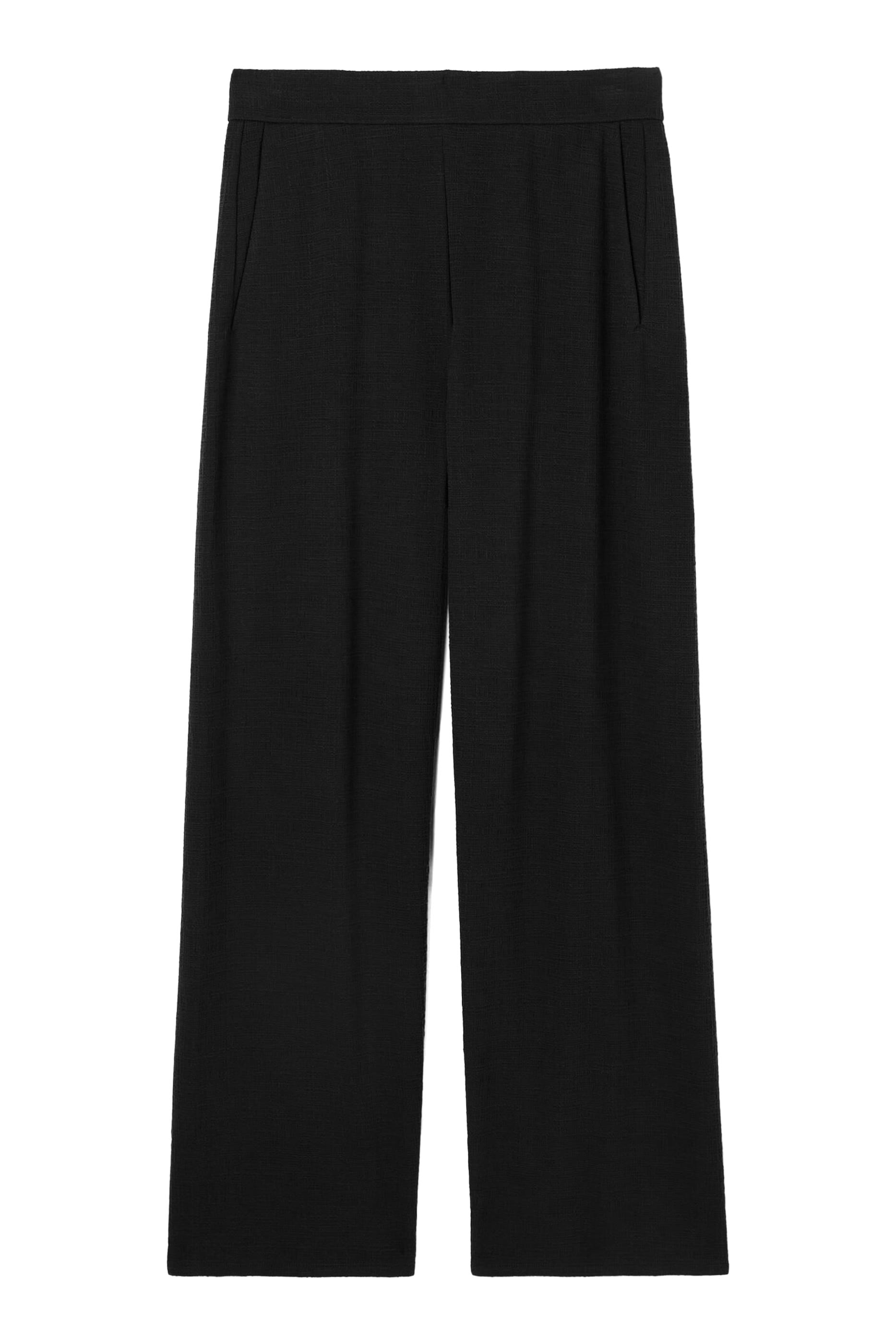  Stretch Jersey Knit Straight Pants 