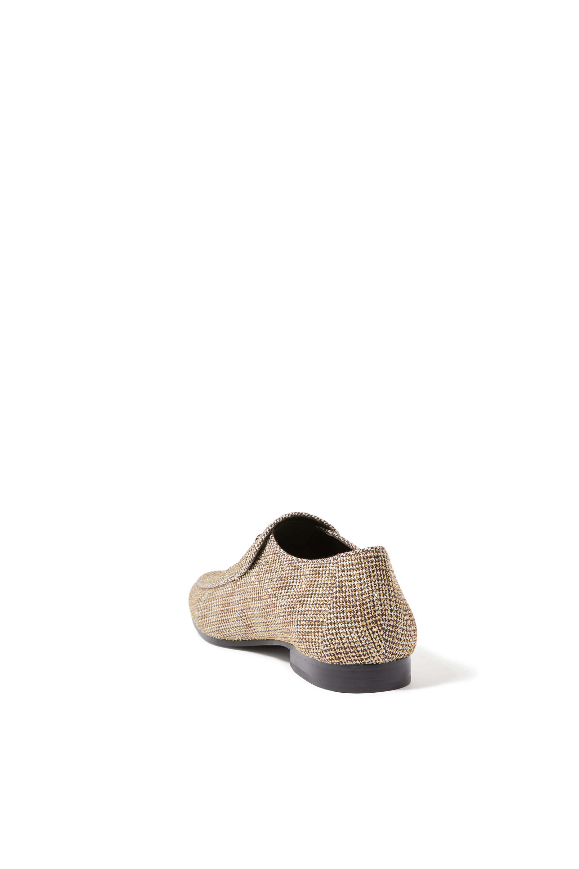 Hugh Eagle Herringbone Loafers