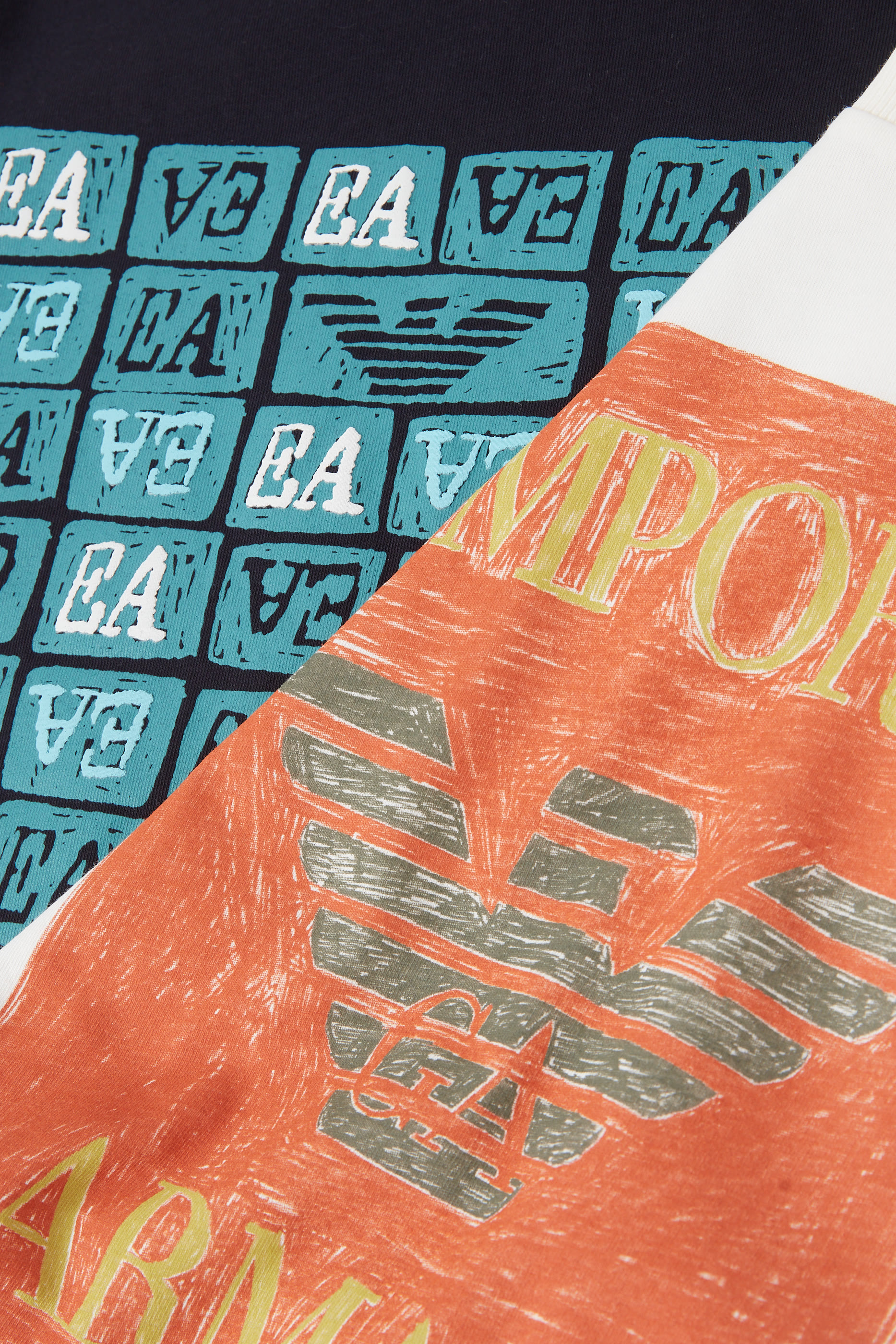 Kids Logo Print T-Shirt, Pack of 2