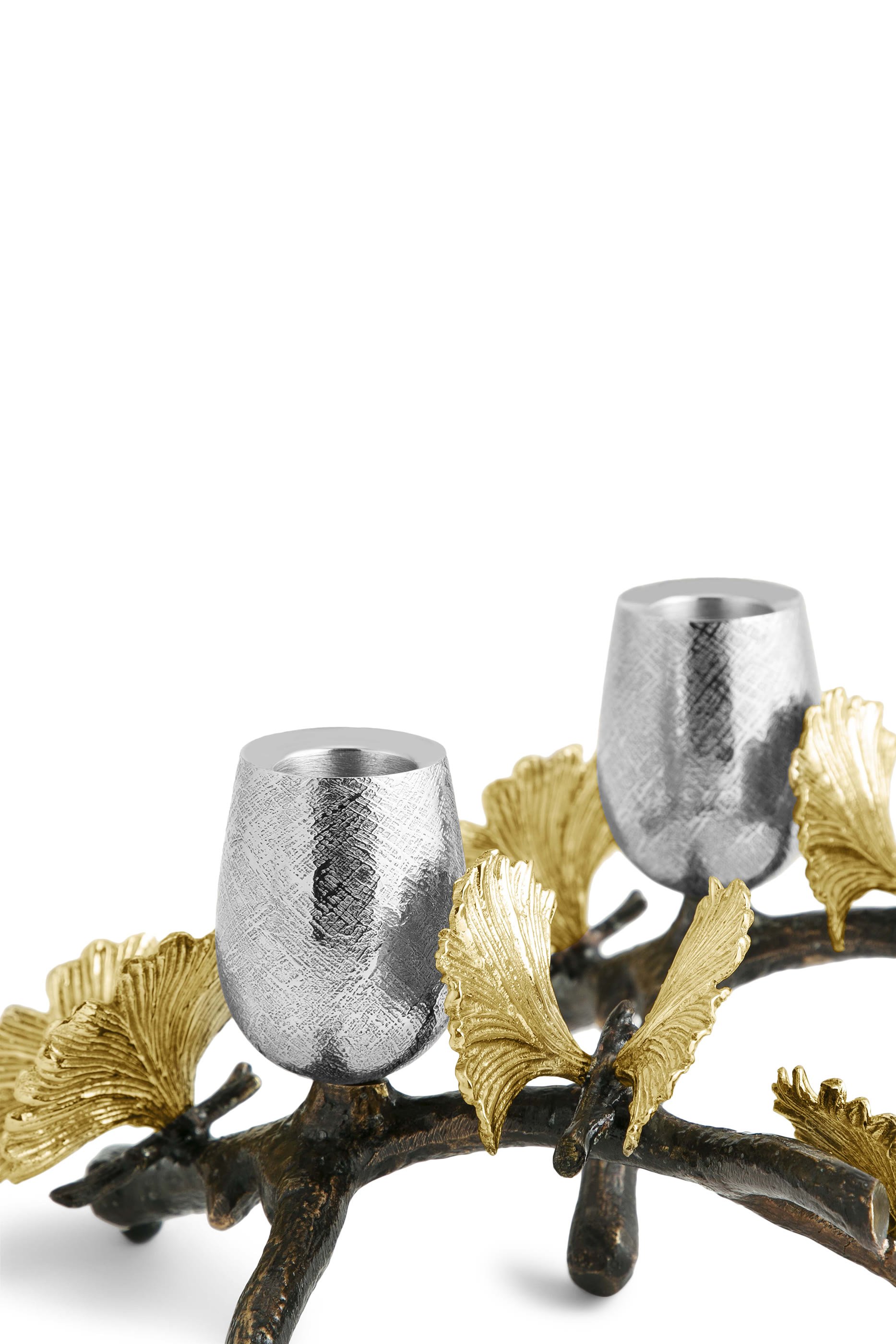 Butterfly Ginkgo Candle Holders