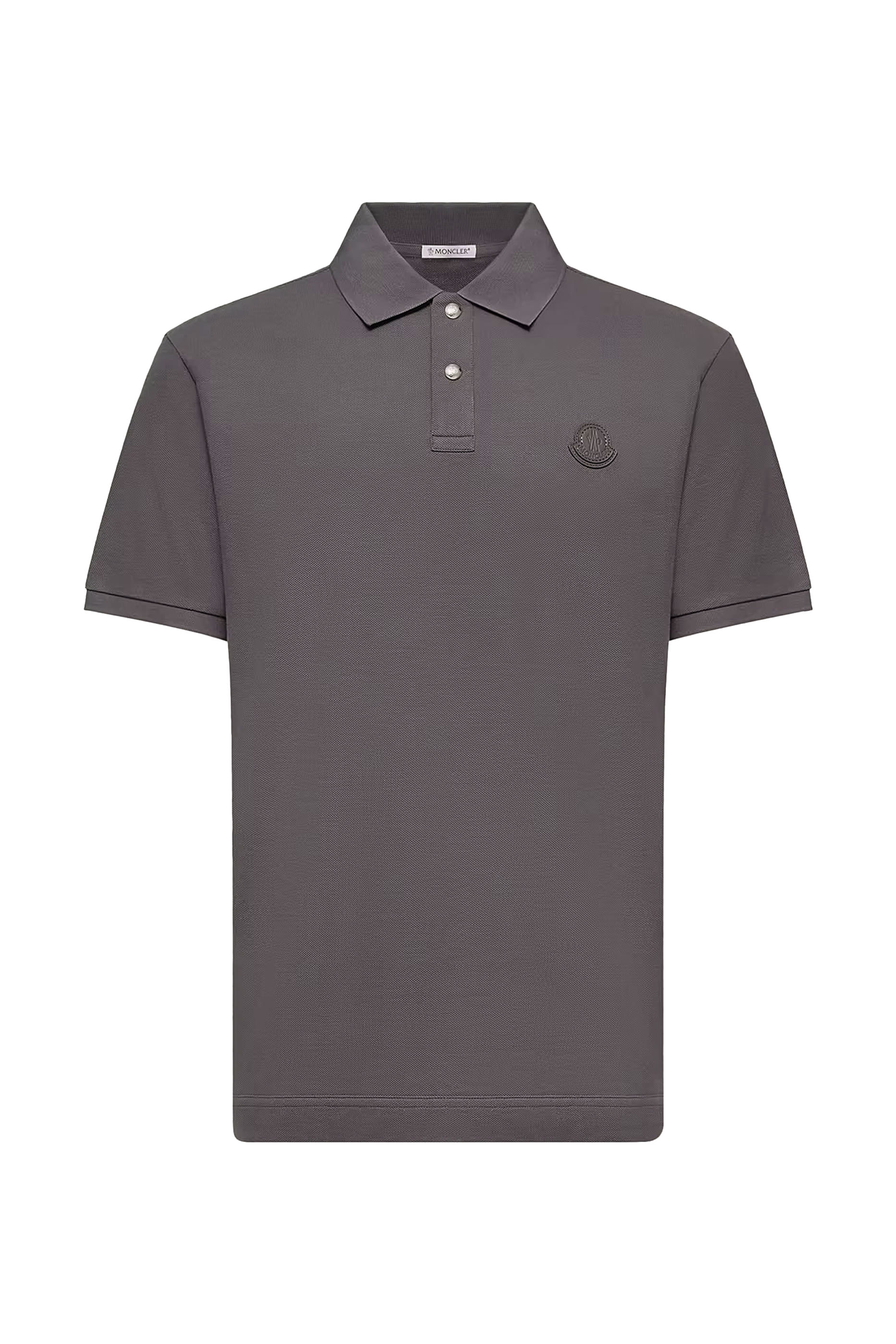 Logo Patch Cotton Piquet Polo Shirt