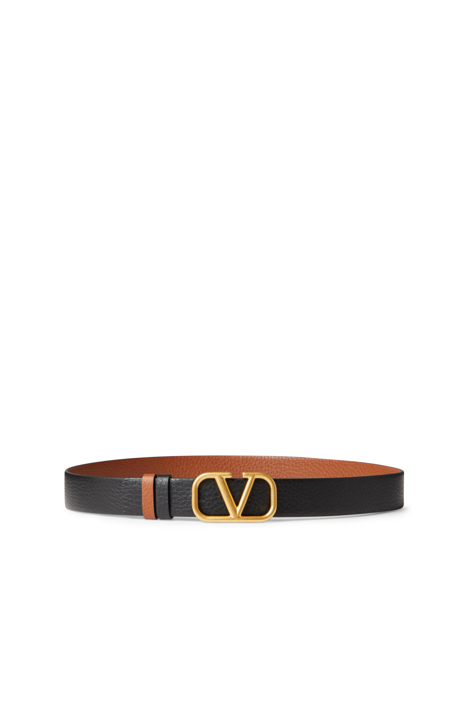 Valentino Garavani V Logo Buckle Belt