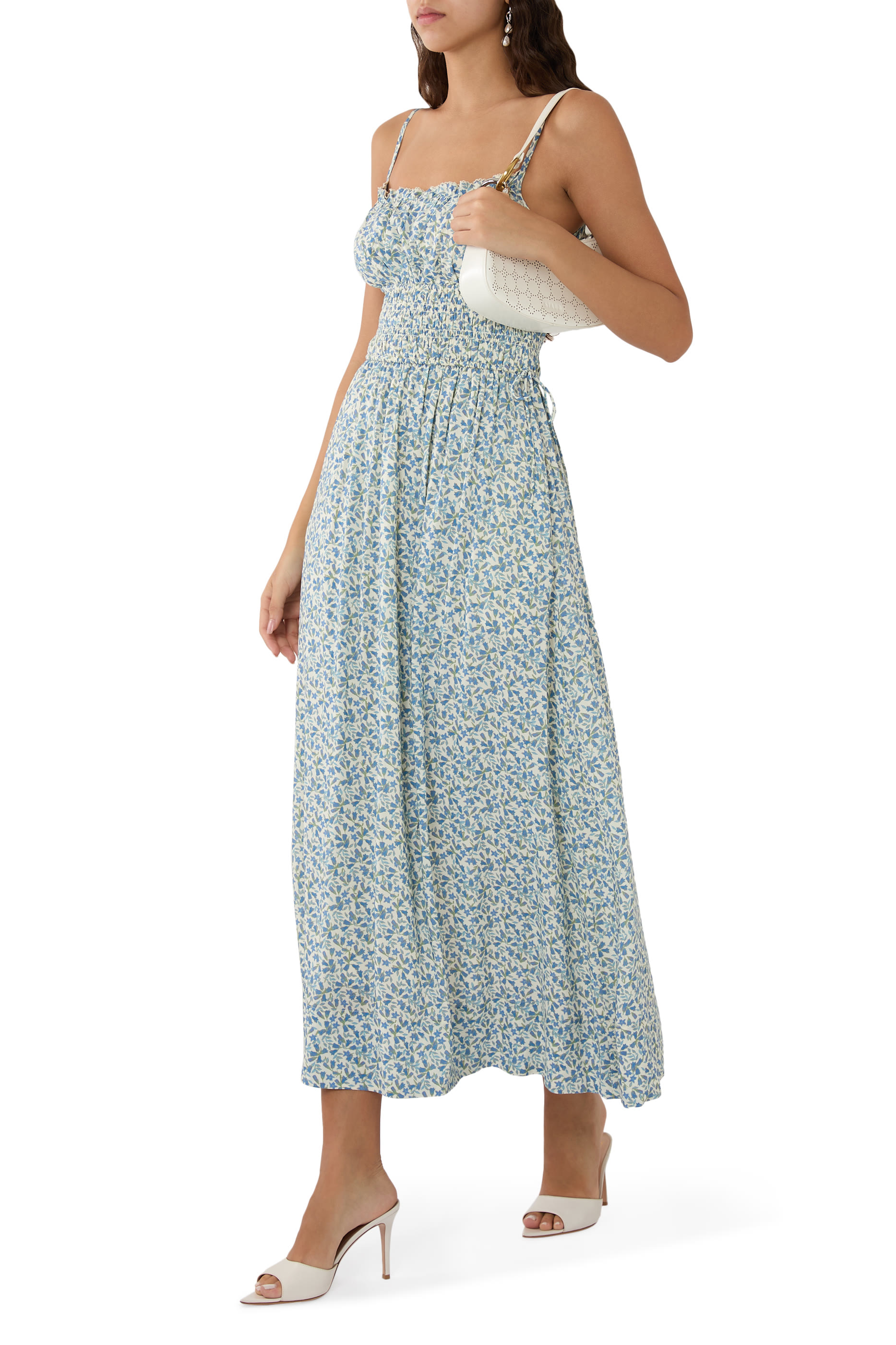 Square Neck Midi Sundress