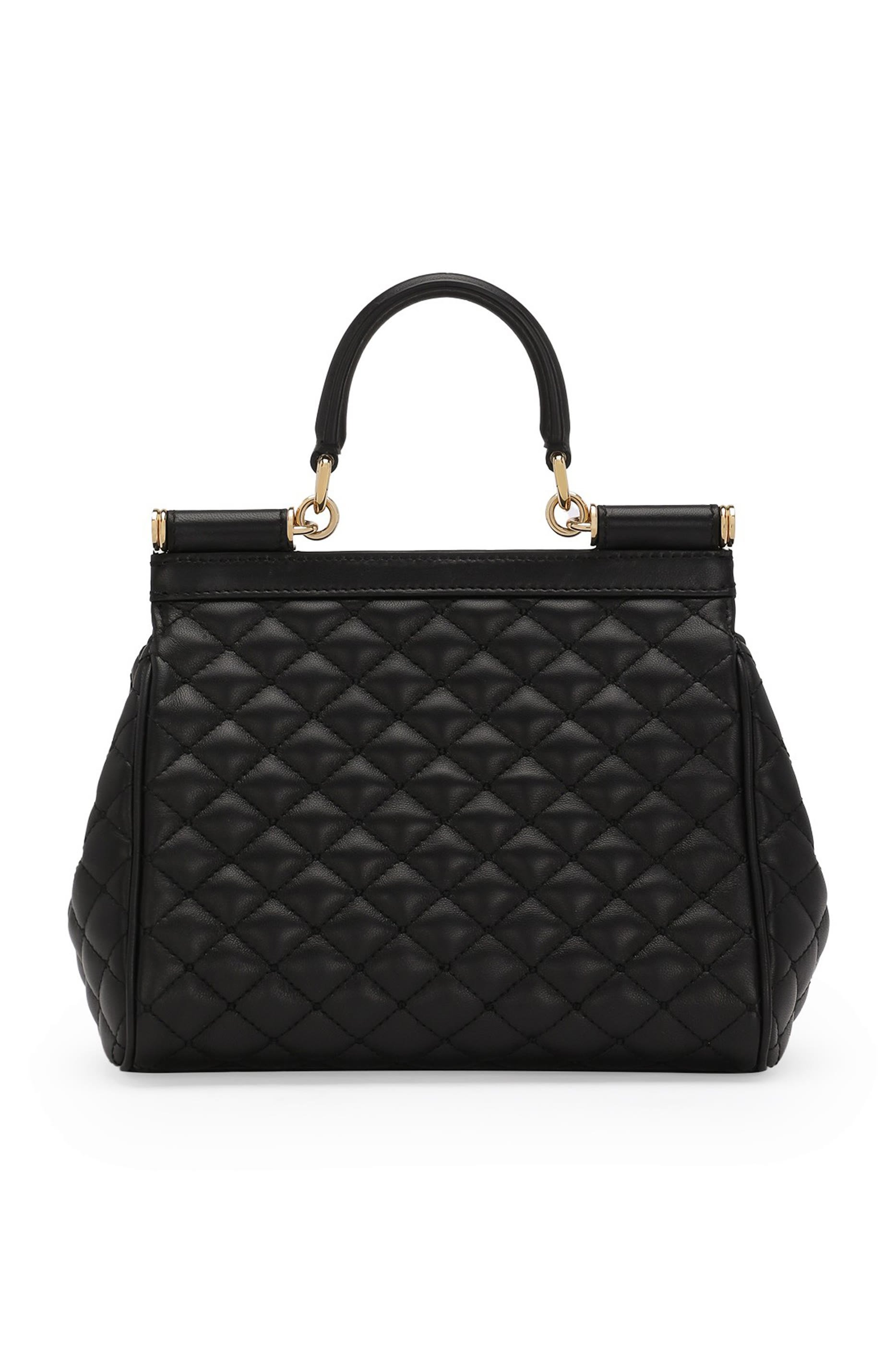 Medium Sicily Quilted Nappa Leather Bag