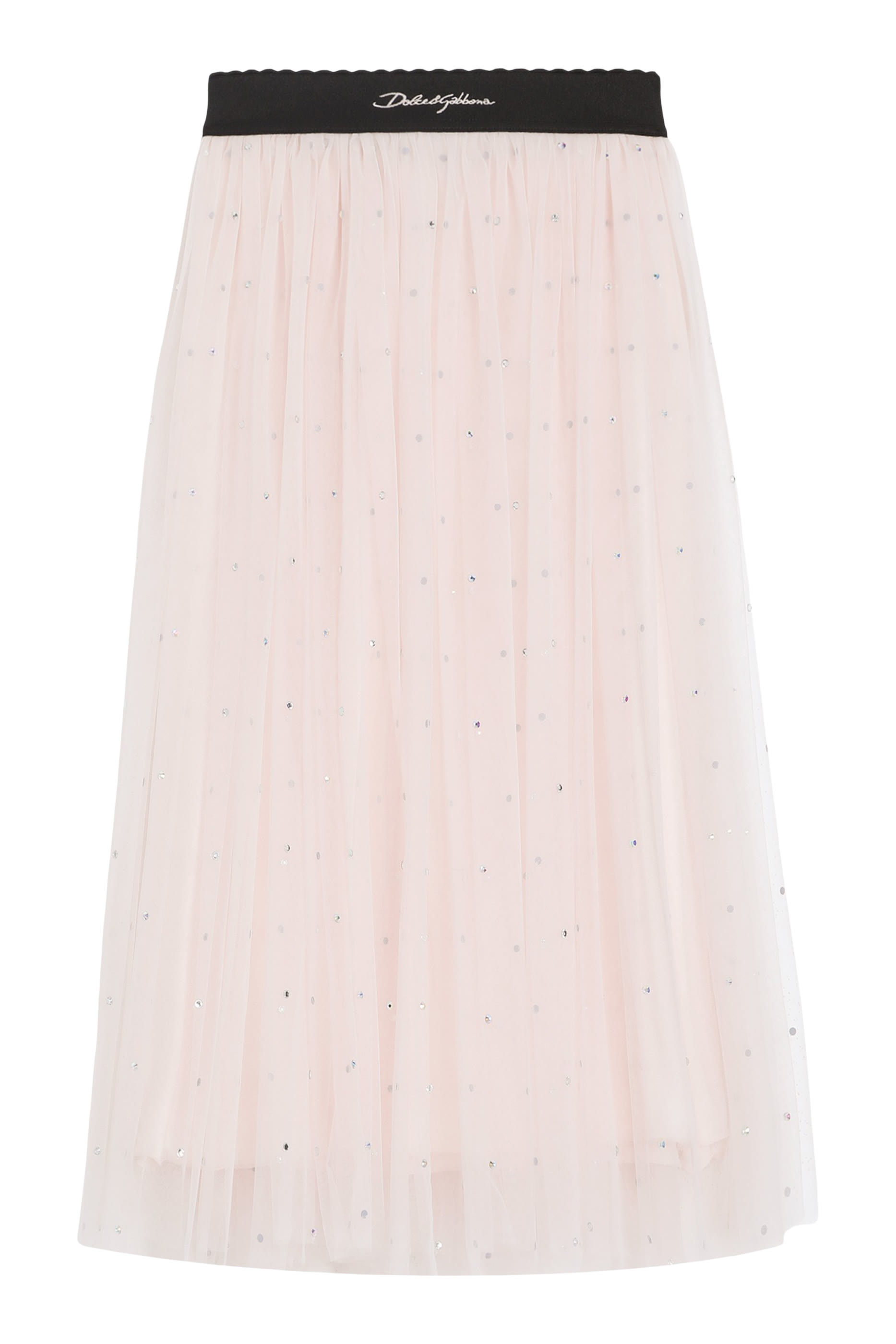 Kids Tulle Skirt with Rhinestone Embellishment