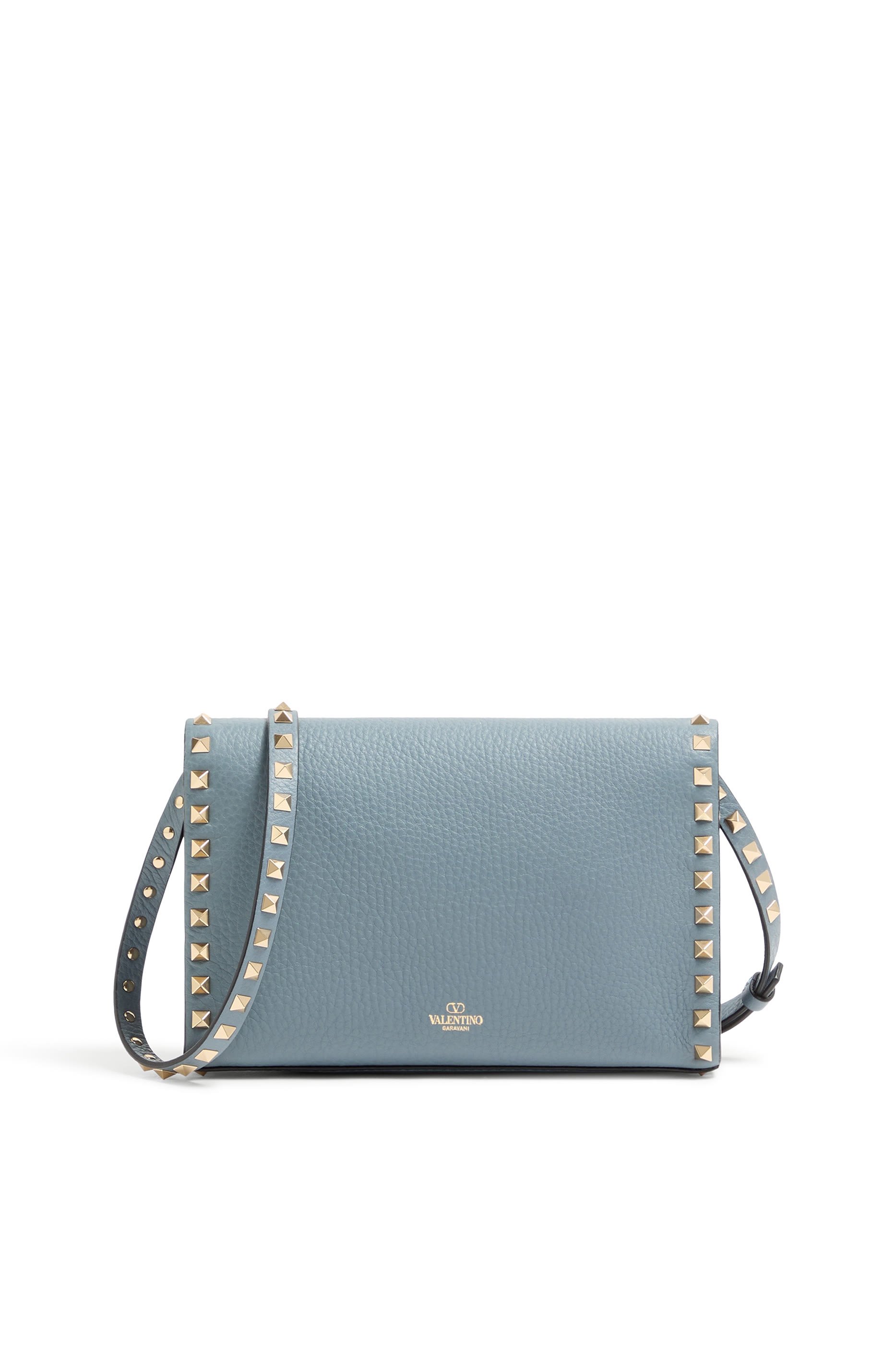 Rockstud Grained Small Shoulder Bag