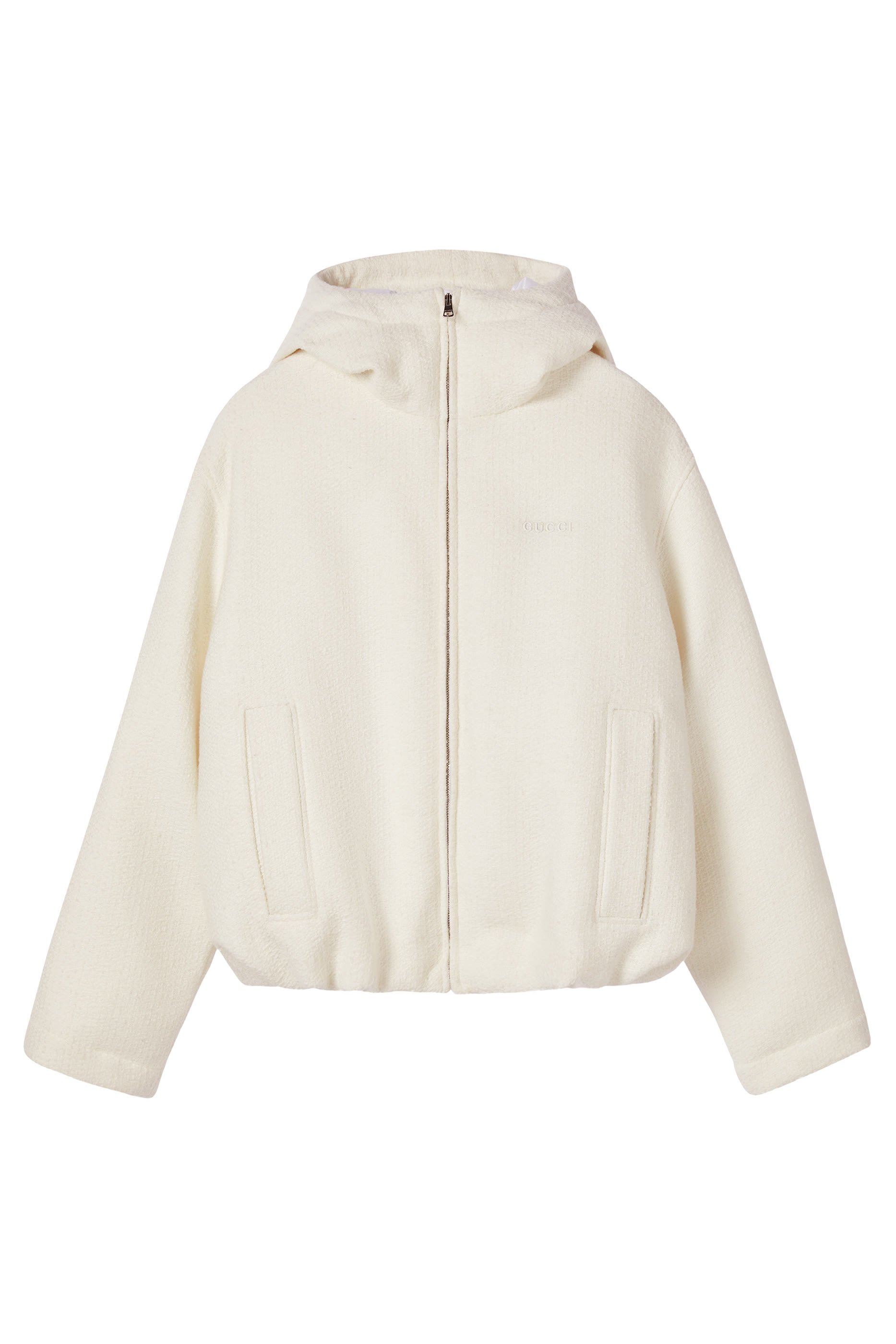 Logo Wool Bouclé Jacket