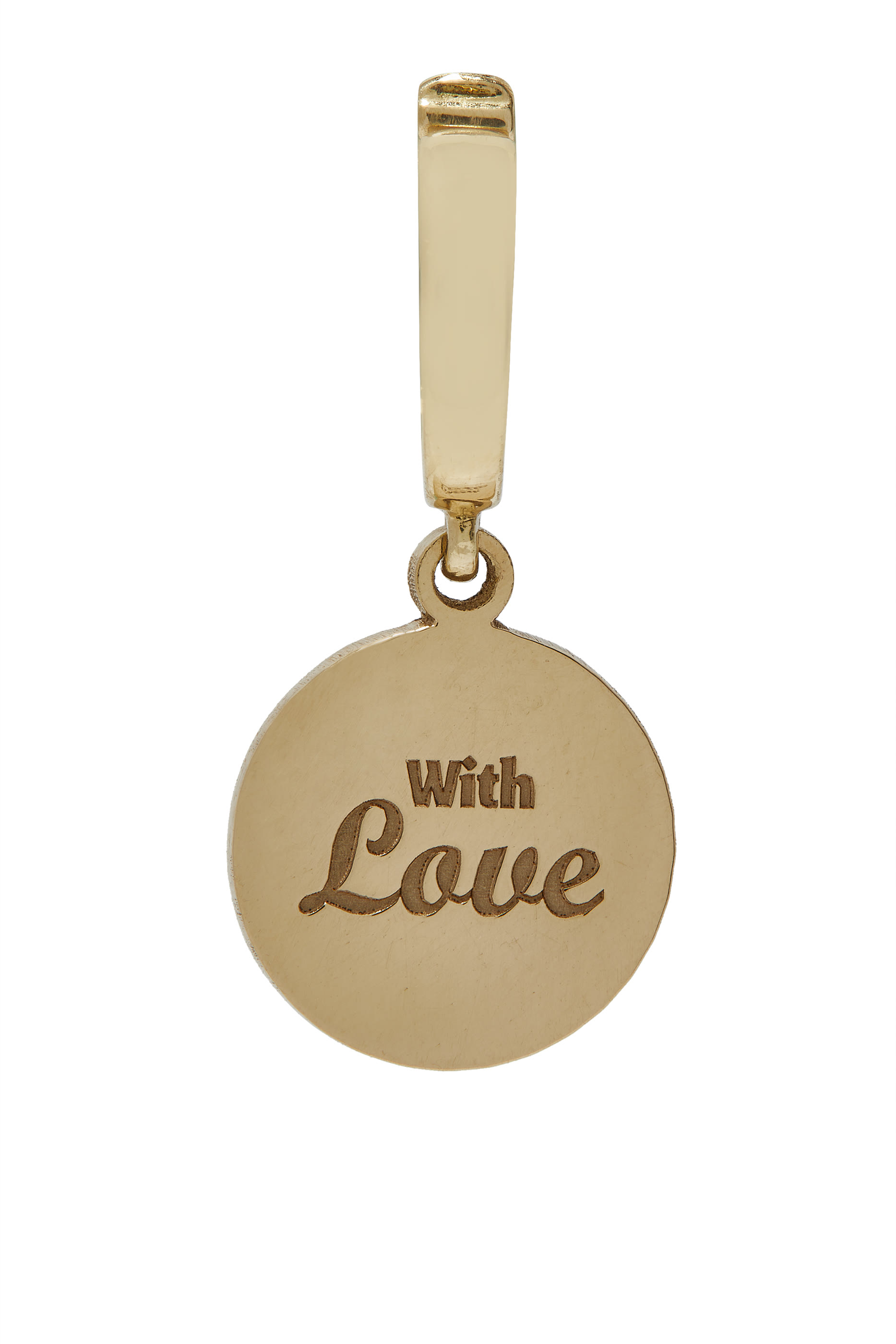 With Love Charm, 18k Yellow Gold
