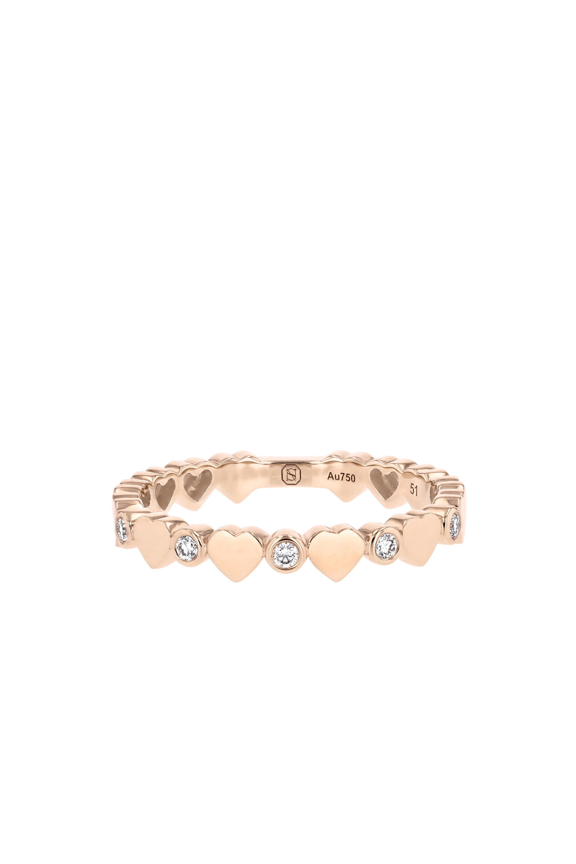 Love in Tokyo Ring, 18K Rose Gold & Diamonds