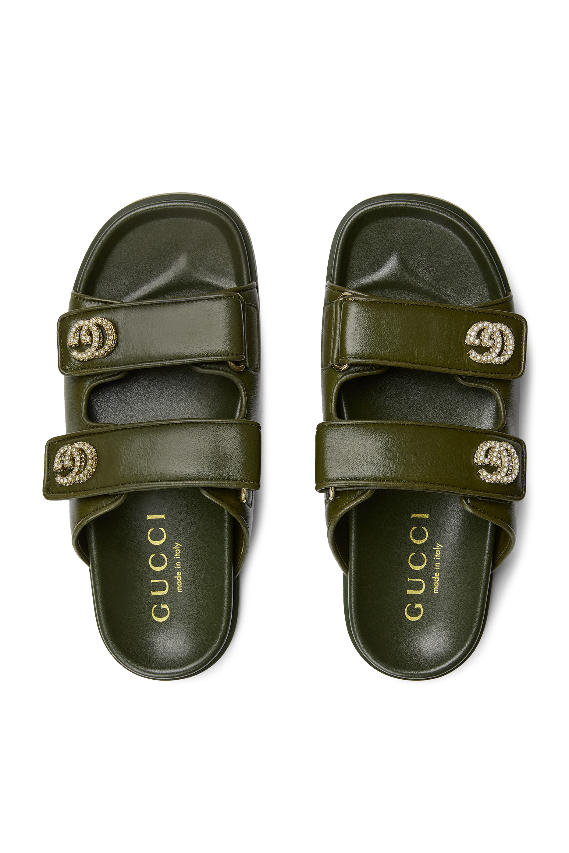 Crystal Double G Sandal