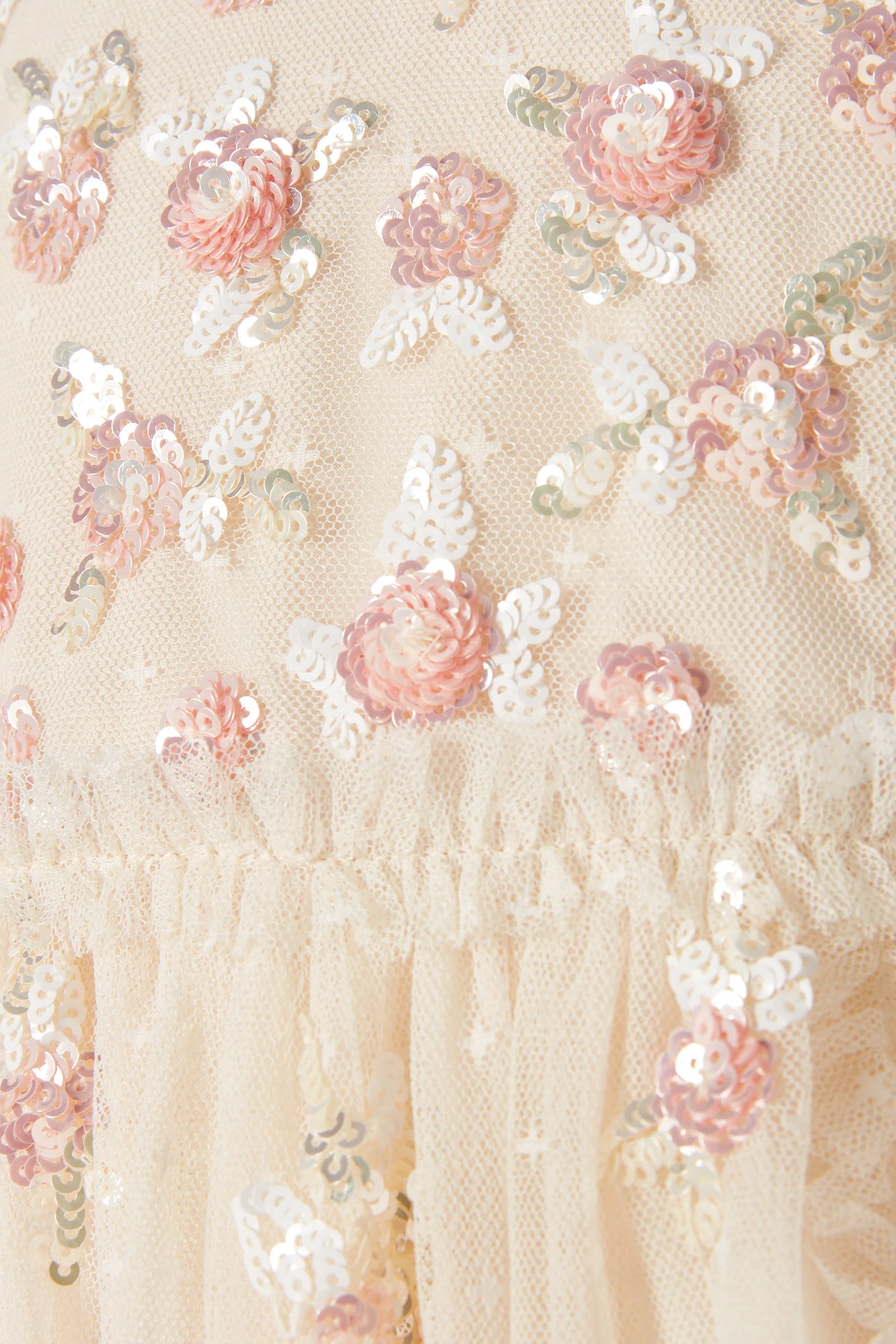 Kids Shimmer Ditsy Short Sleeves Dress