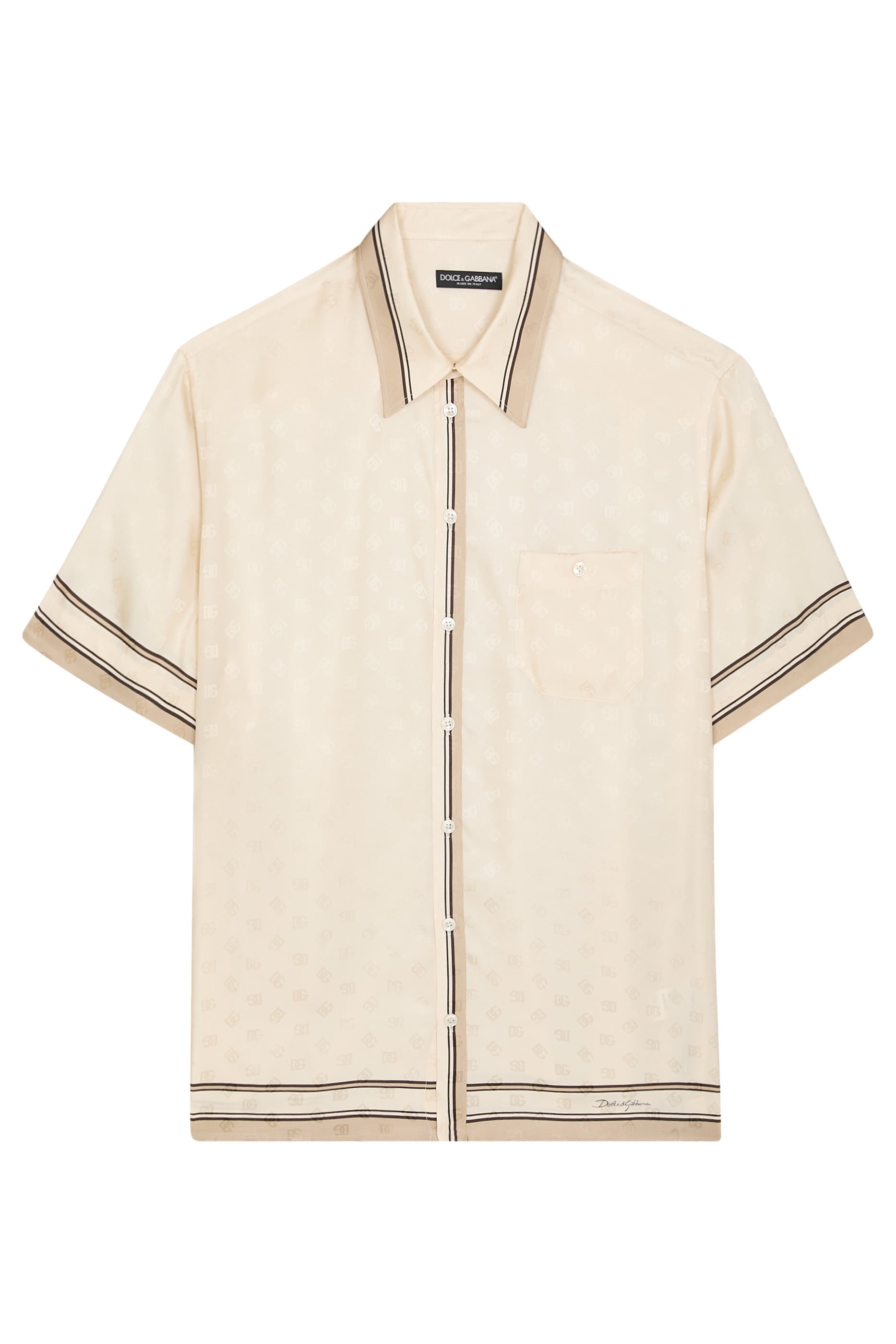 Logo-Print Hawaii Twill Shirt 