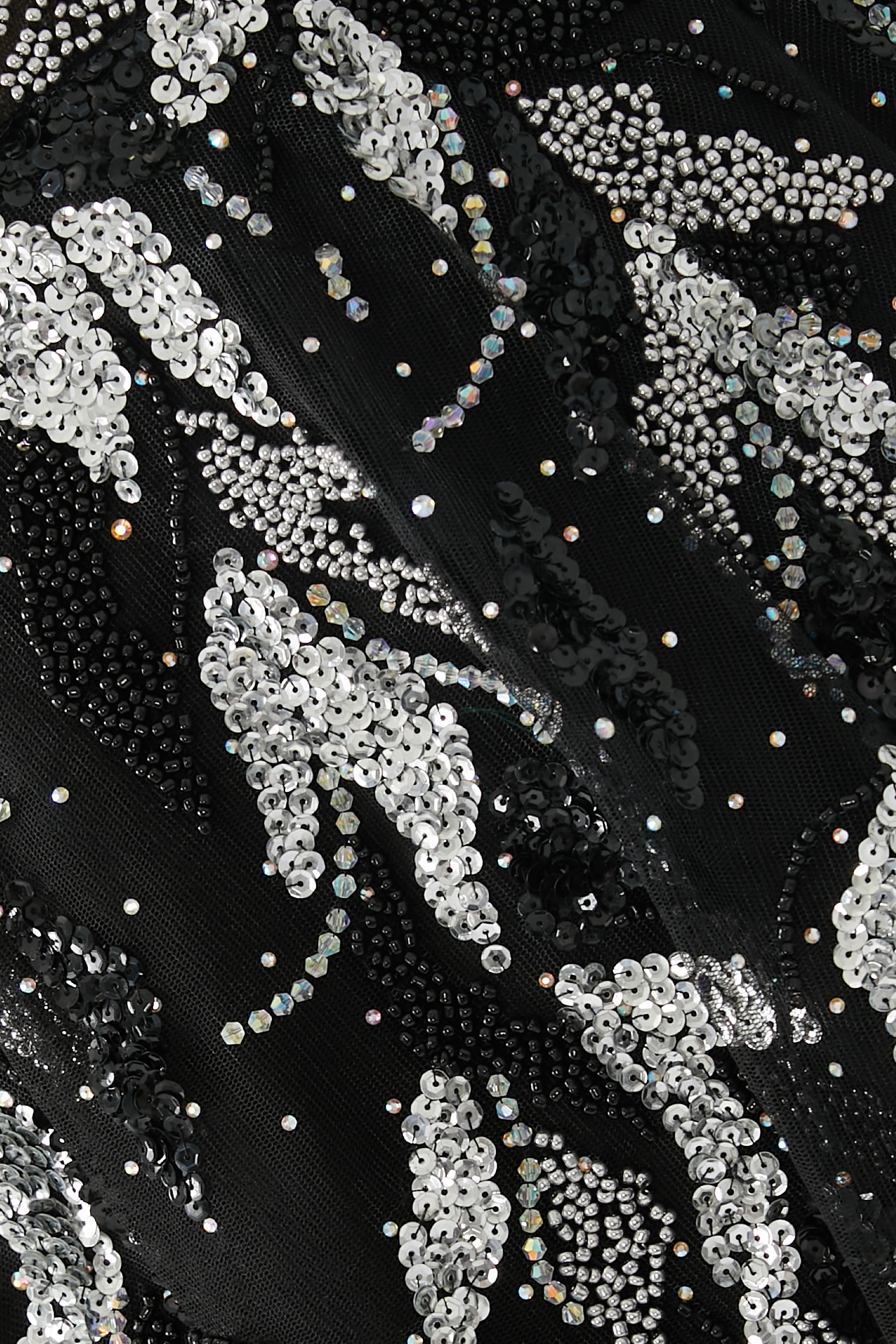 Long Sleeve Tulle Gown